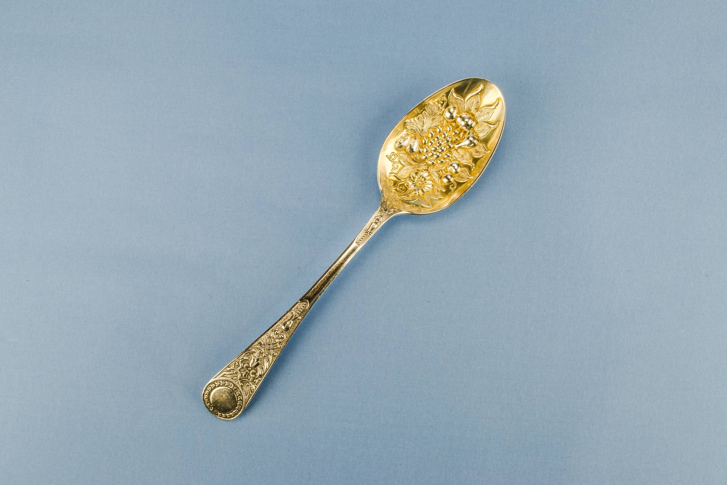Spectacular Antique Silver — Spectacular serving spoon