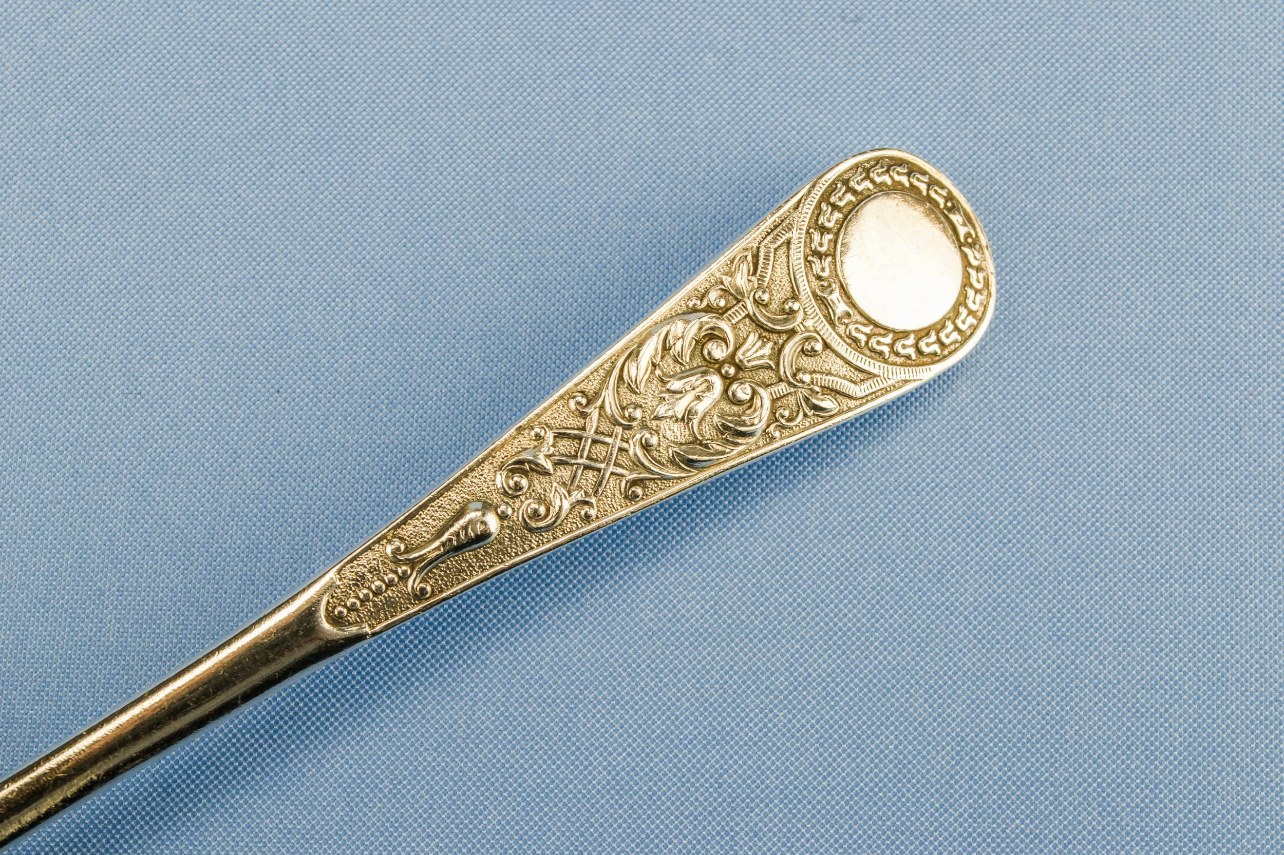 Spectacular Antique Silver — Spectacular serving spoon 3