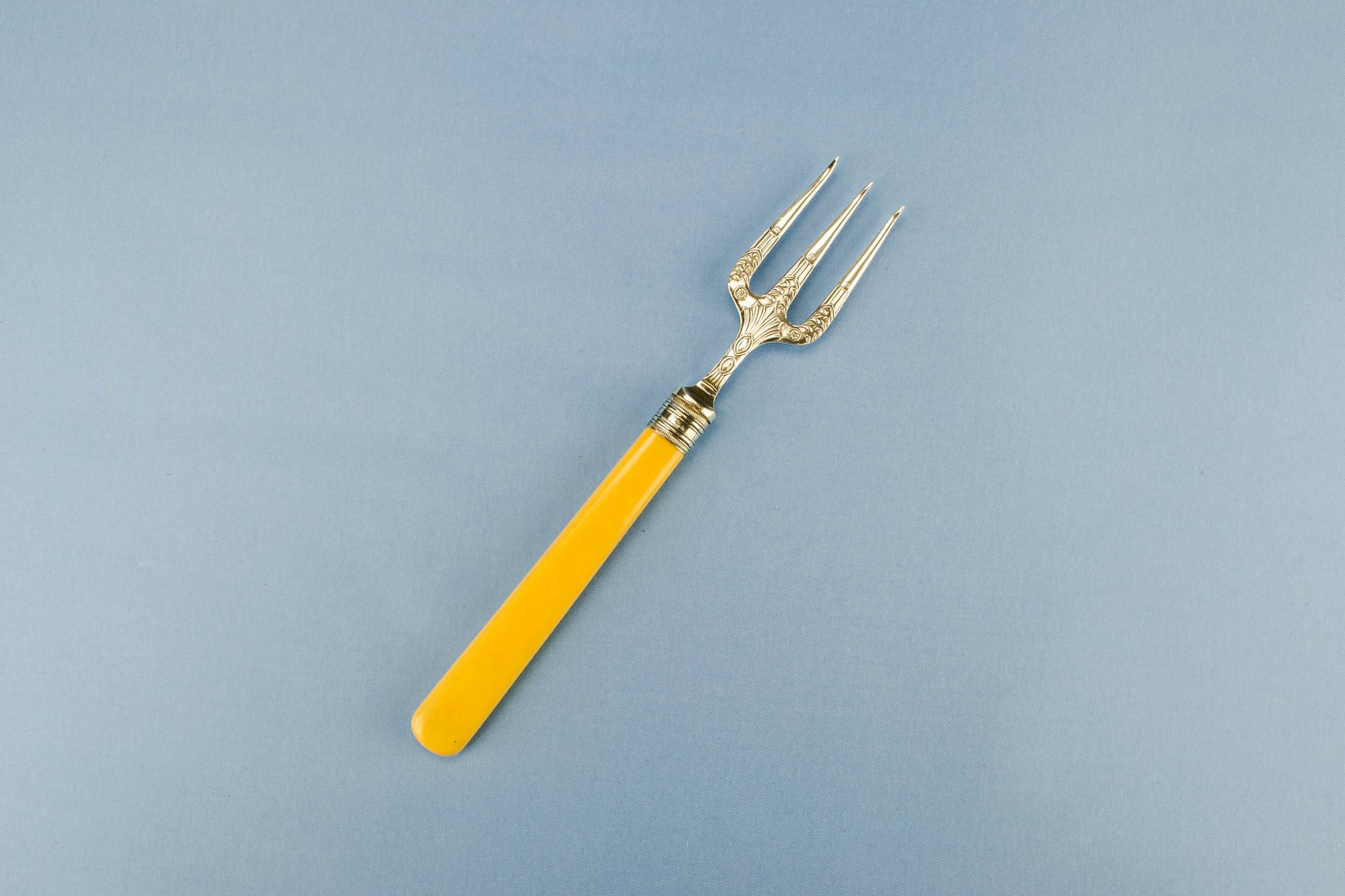 Antique Elegant Floral — Silver plated fork