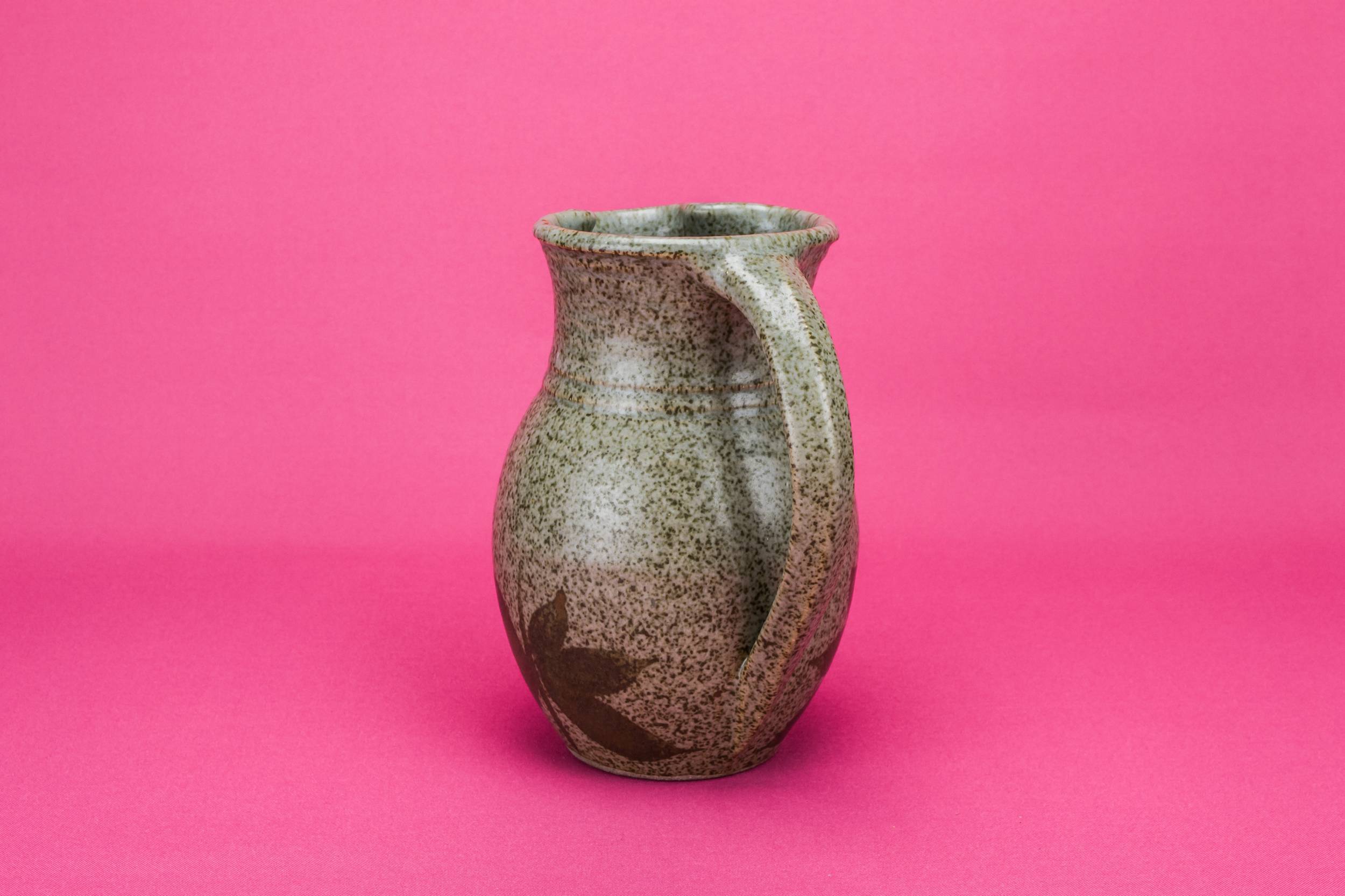Modernist Vintage Stoneware — Grey water jug 1