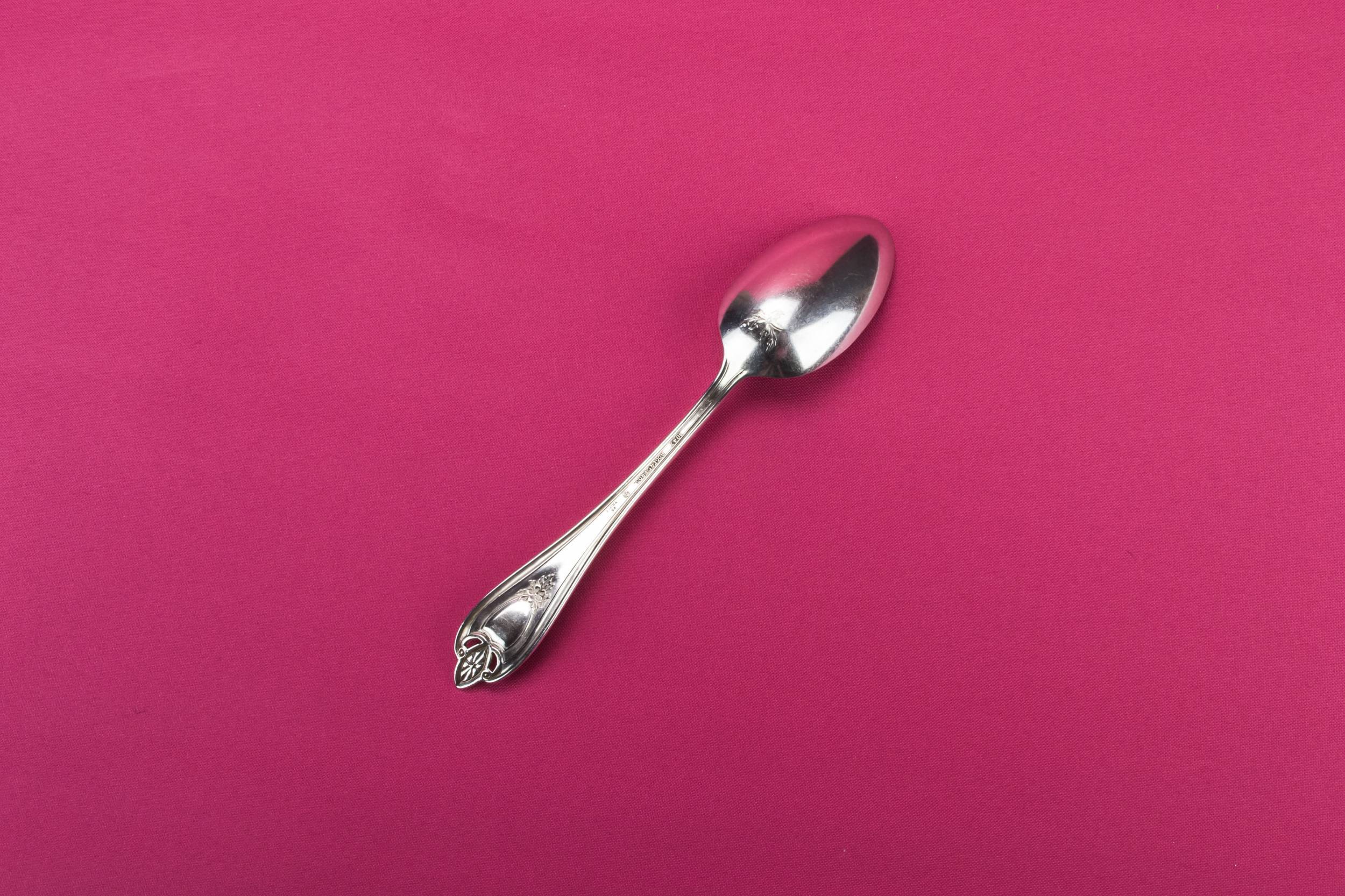Silver Plated Metal — 6 silver plated spoons 1