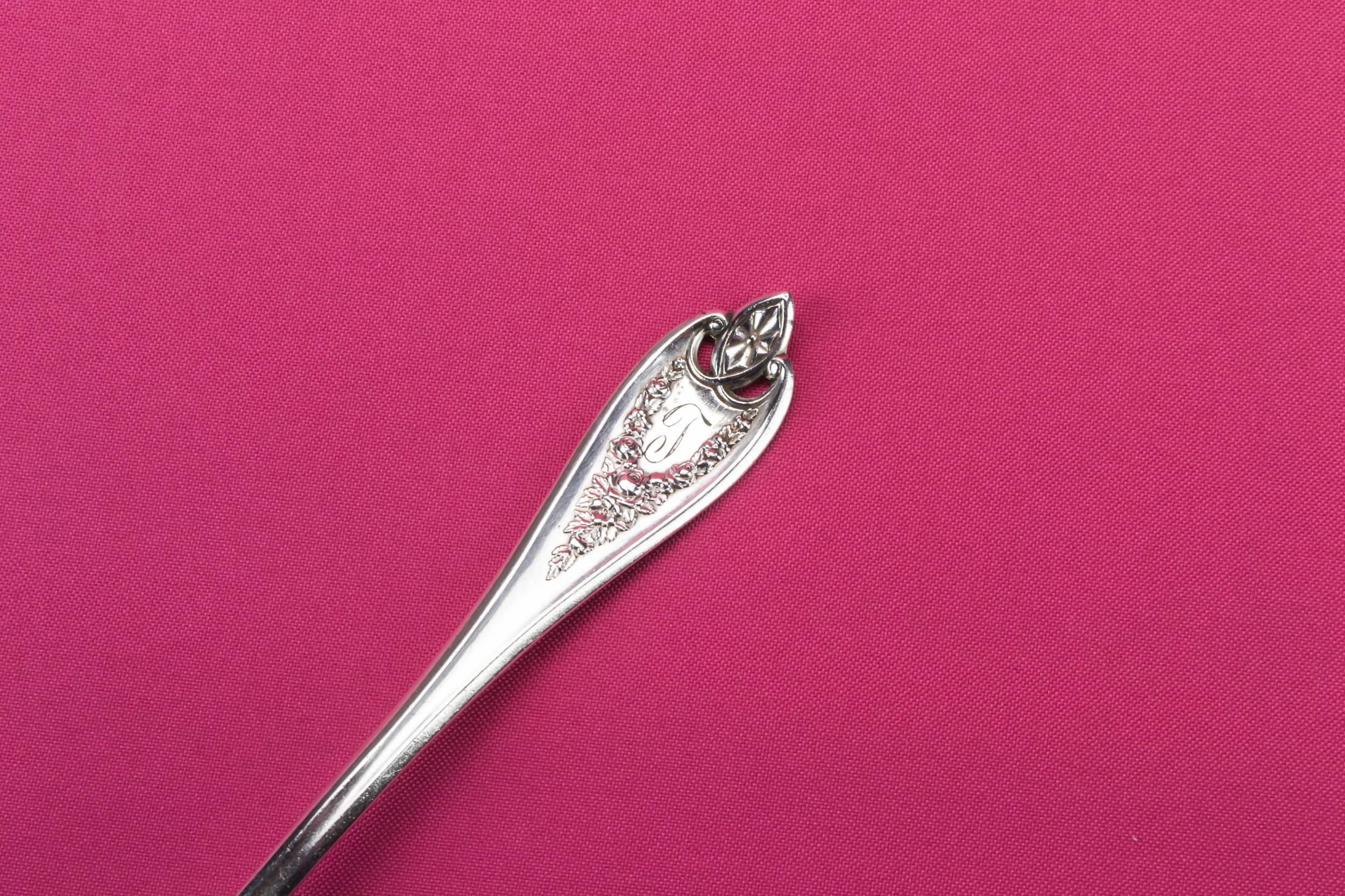 Silver Plated Metal — 6 silver plated spoons 2