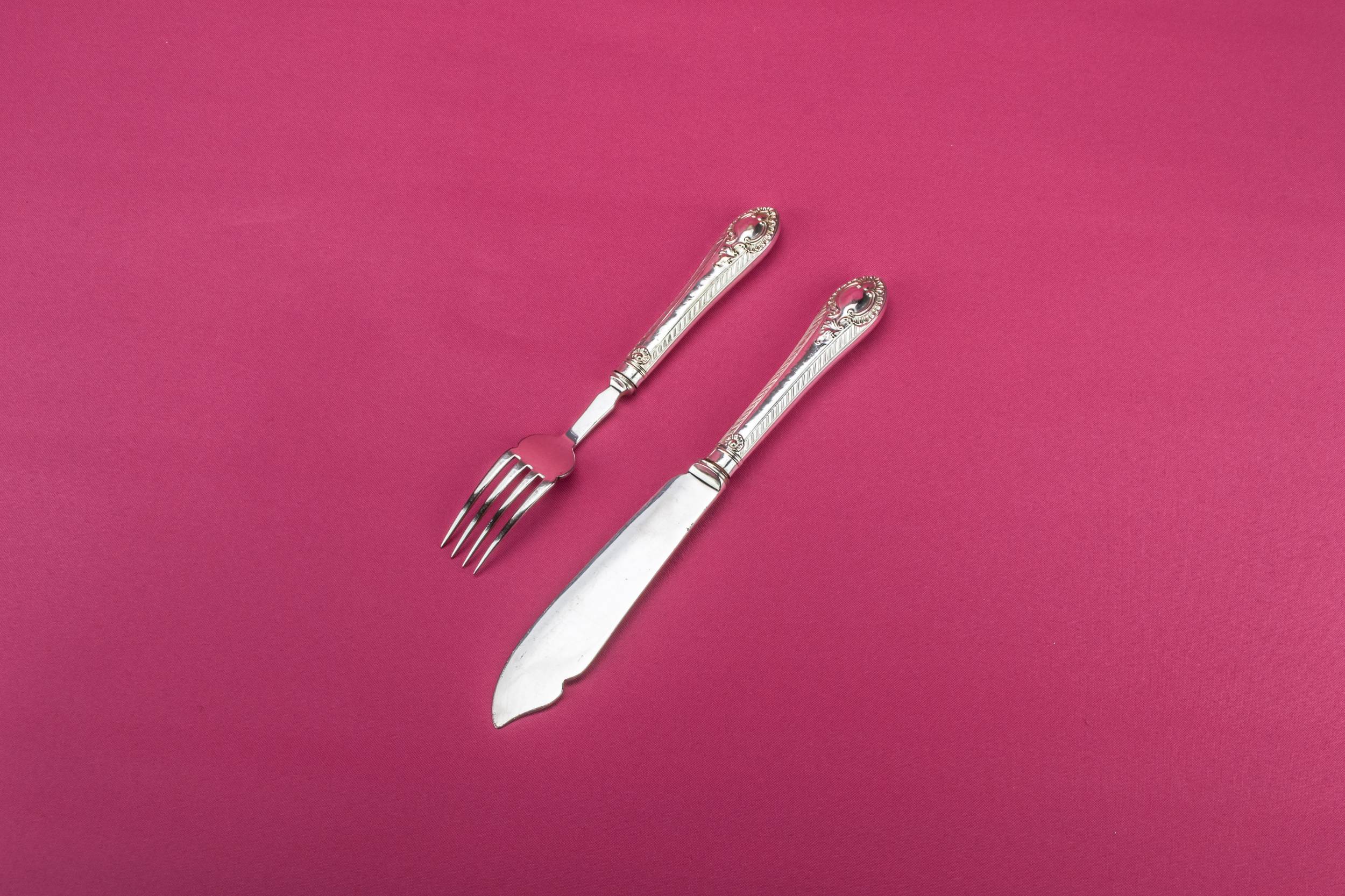 Placements Silver Plated — 7 dinner forks and knives 2
