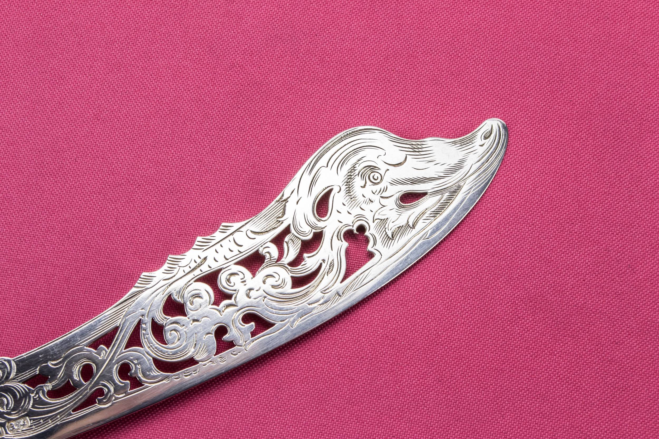 Silver High Victorian — Fabulous serving knife 2