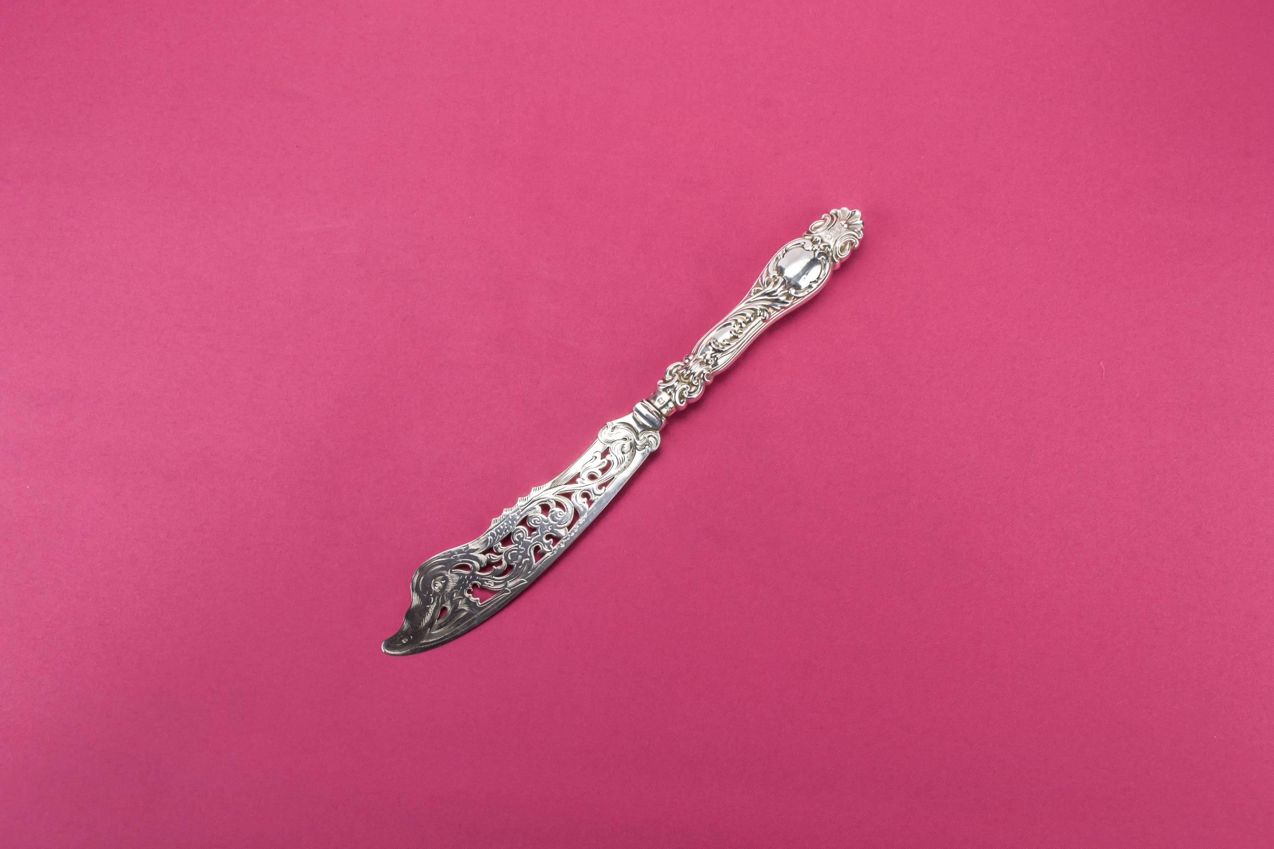 Silver High Victorian — Fabulous serving knife 4