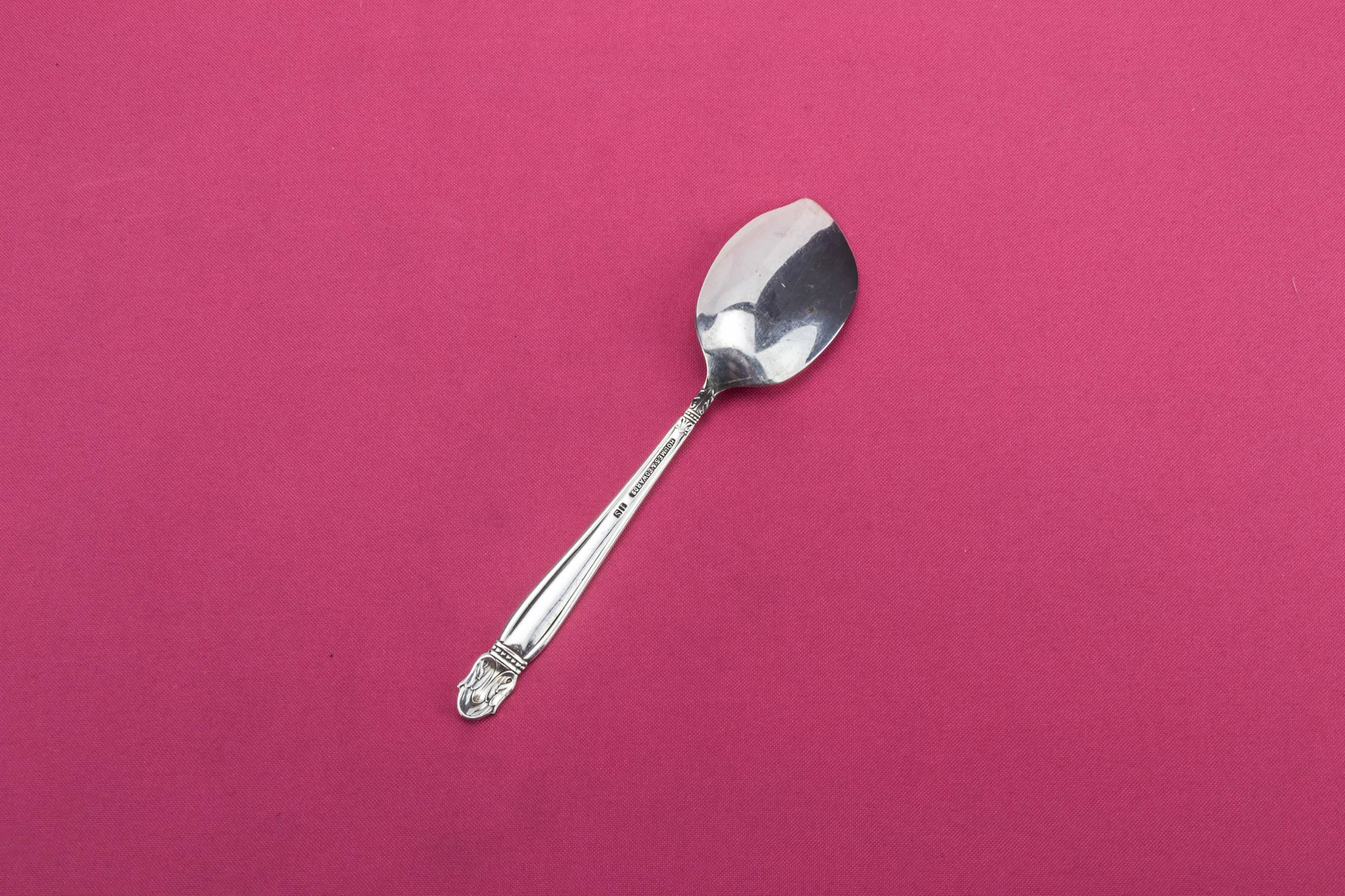 Silver Plated Metal — Silver plated serving spoon 2
