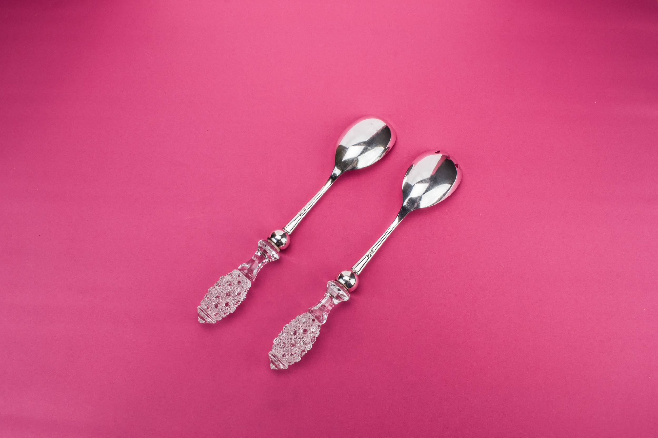 Large 19th Century — 2 large serving spoons 1