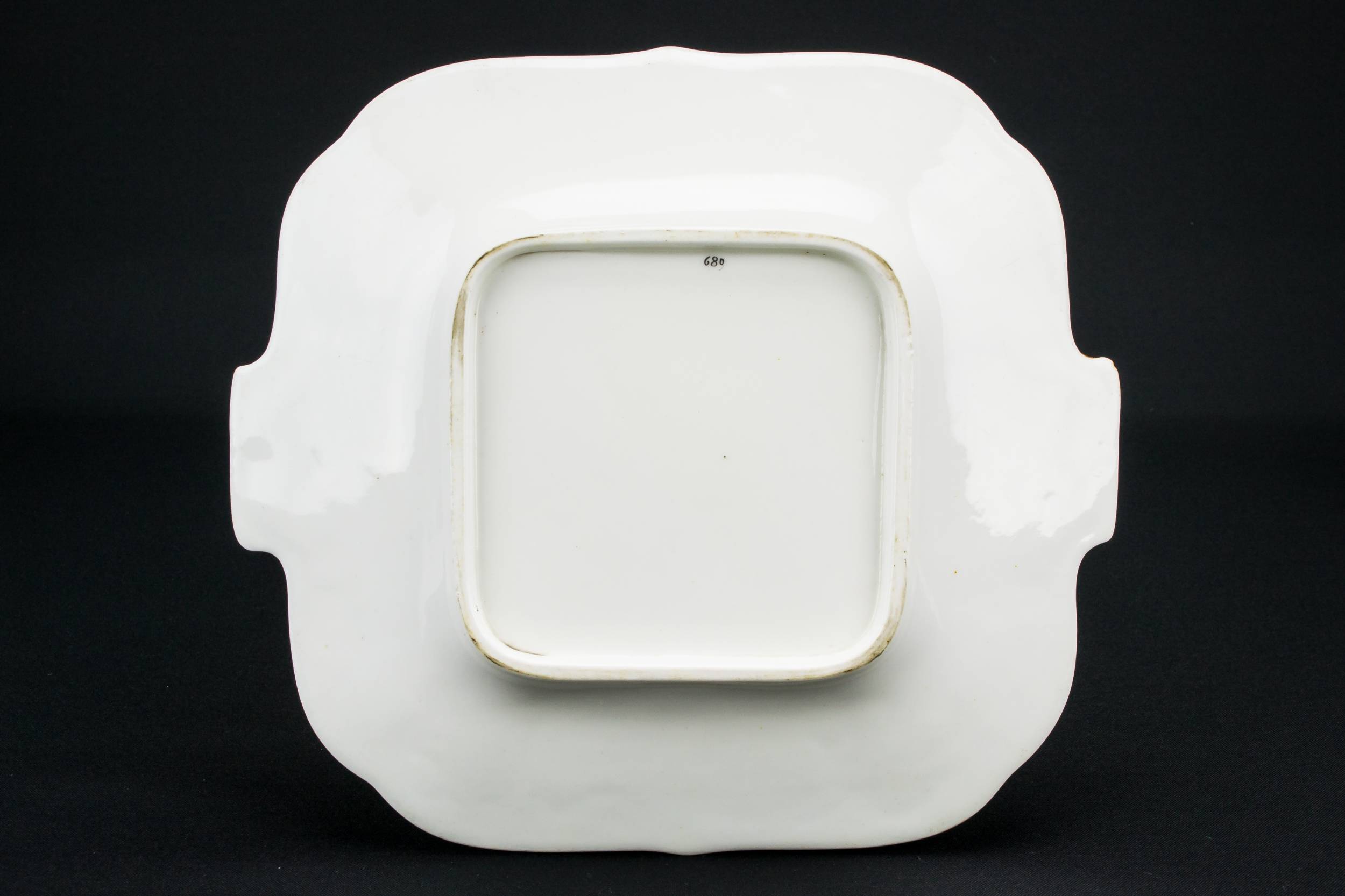 Spectacular Georgian Floral — Gilded serving plate 2