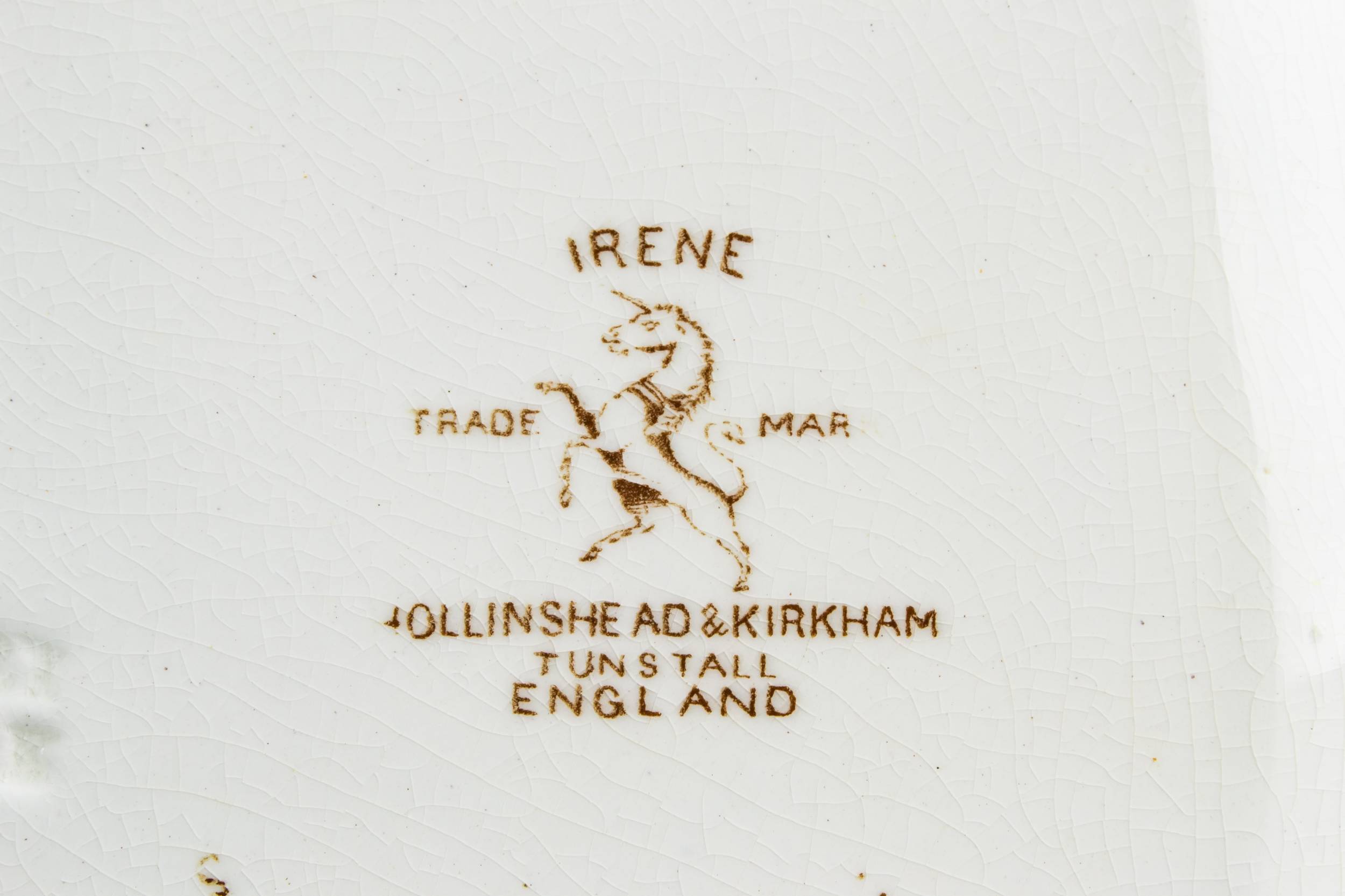 Elegant Antique Irene — Unusual serving platter 4
