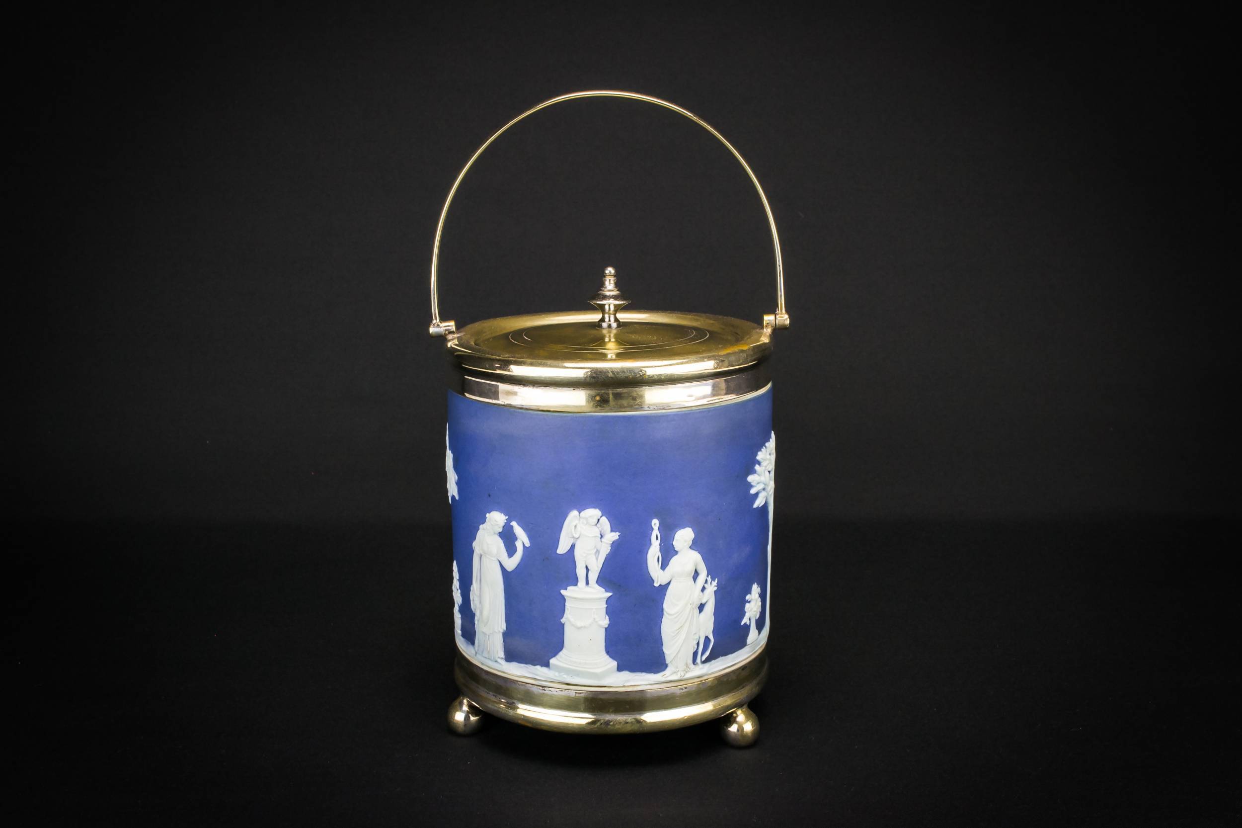 Blue and White — Blue and white ice bucket