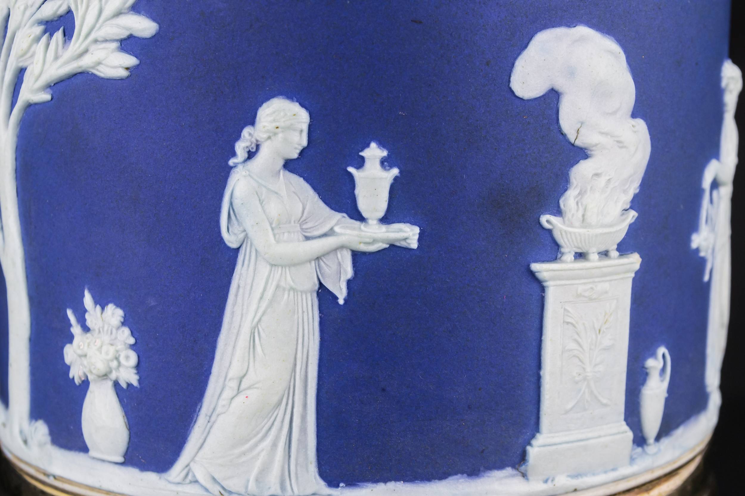 Blue and White — Blue and white ice bucket 6