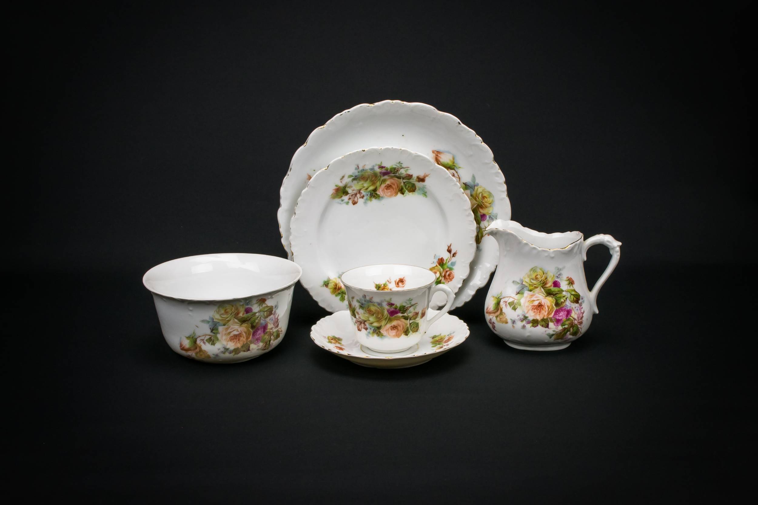Retro Shabby Chic — Shabby chic tea set for 6