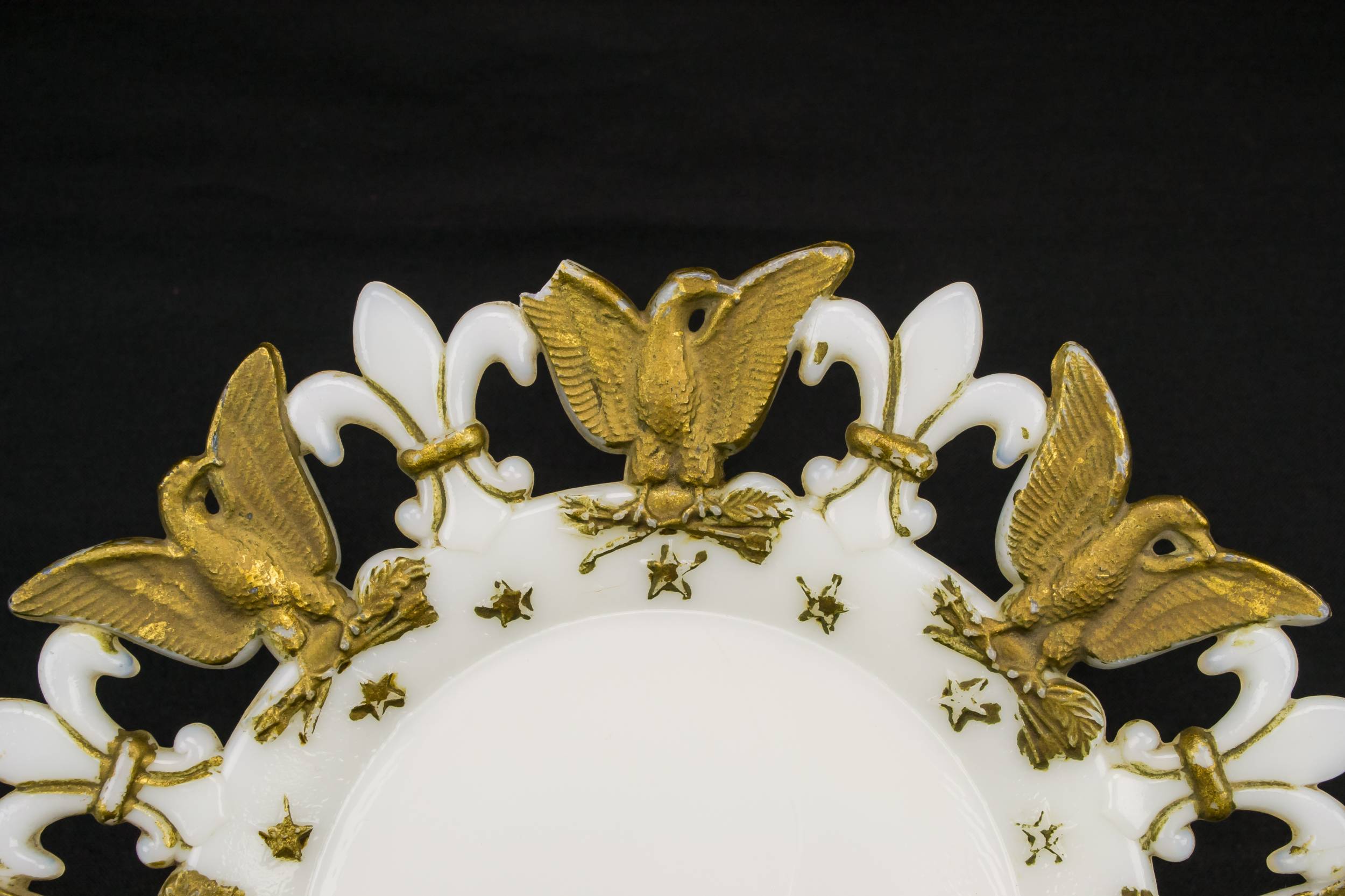 Federal Glass 7.5'' — American eagle glass plate 3