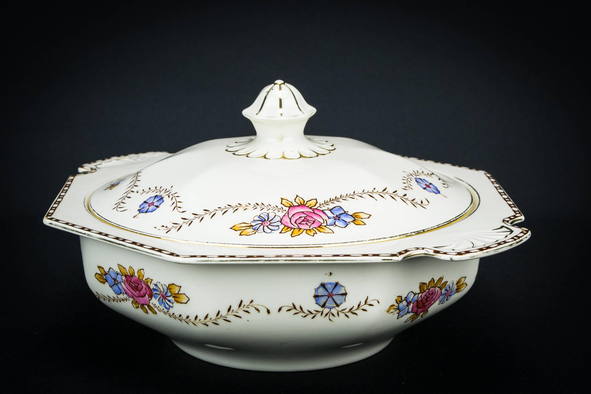 Colourful Vegetable Tureen — Colourful serving tureen 1