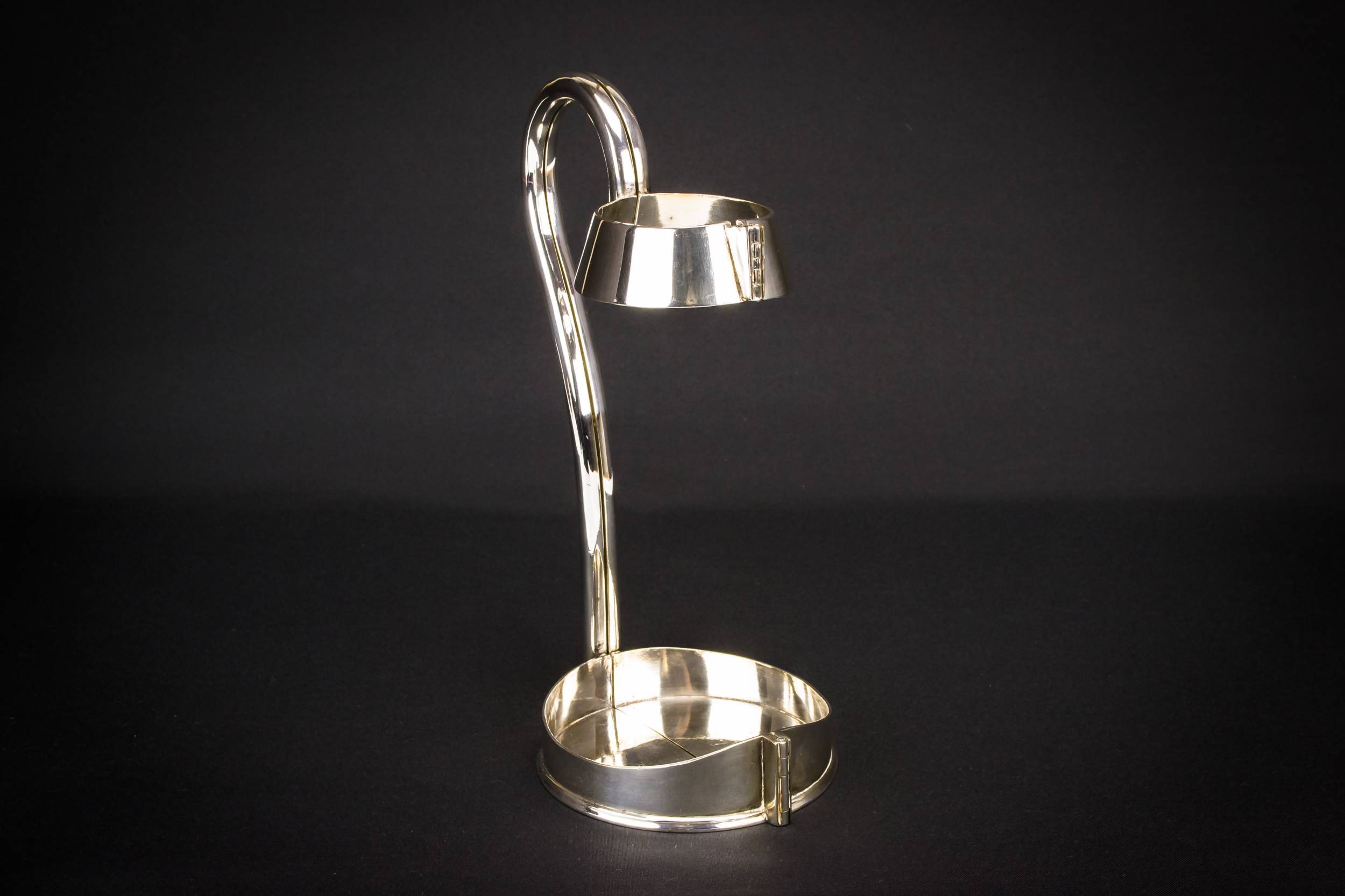 Silver Plated Metal — Silver plated bottle holder 2