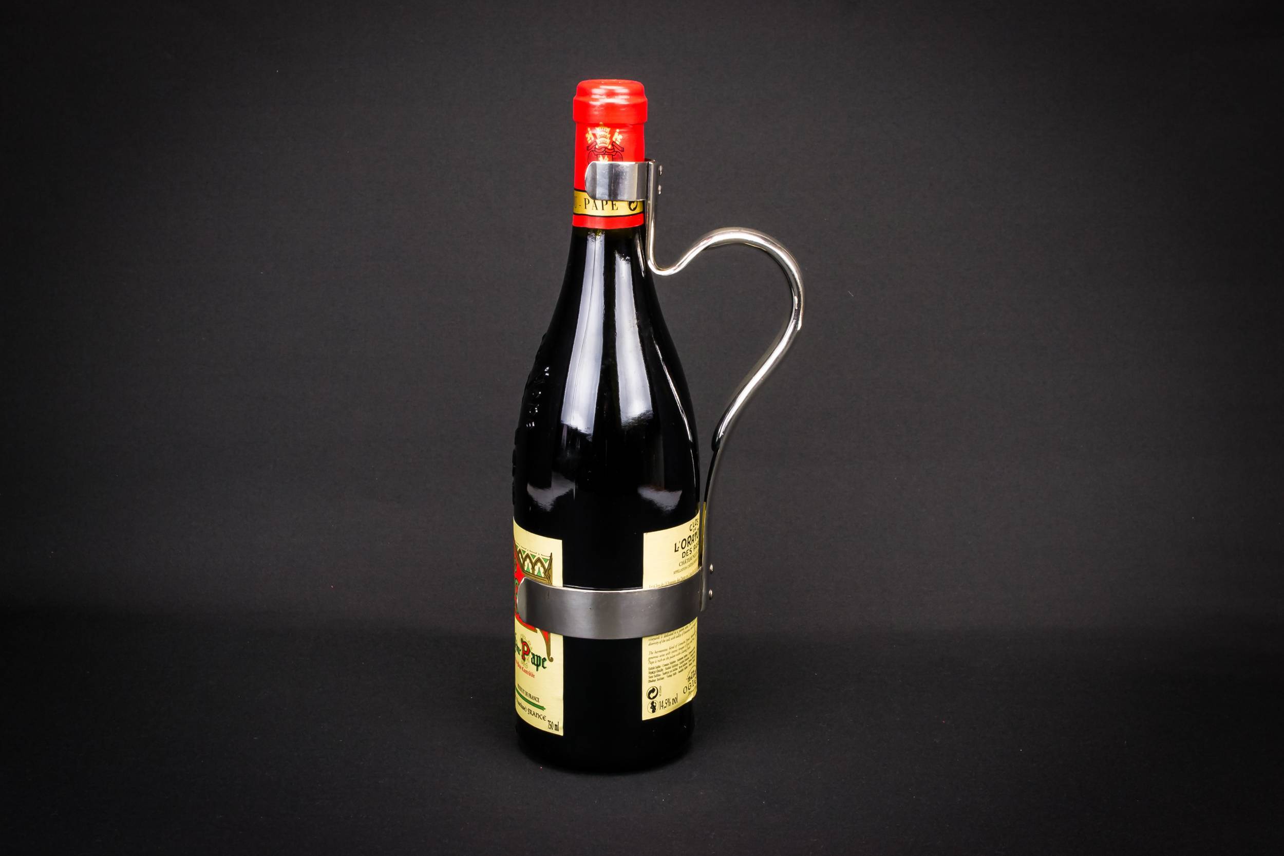 Elegant Silver Plated — Silver plated wine carrier