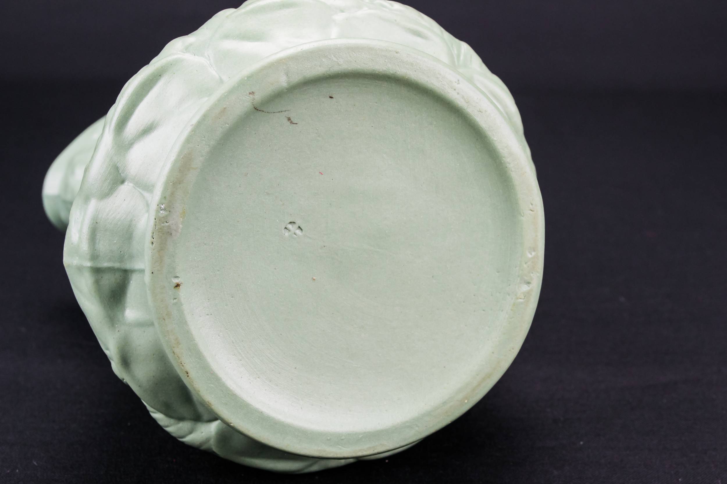 Green Water Jug — Green sculpted water jug 7