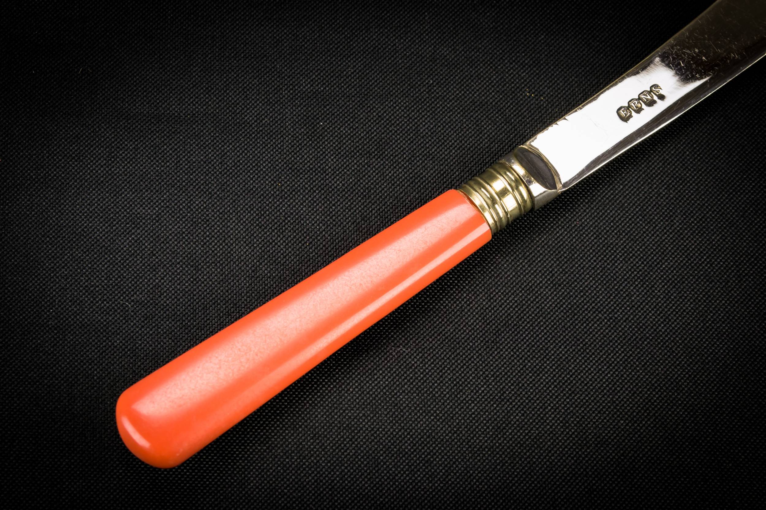 Charming Pink DESSERT — 6 pink dessert knives 2