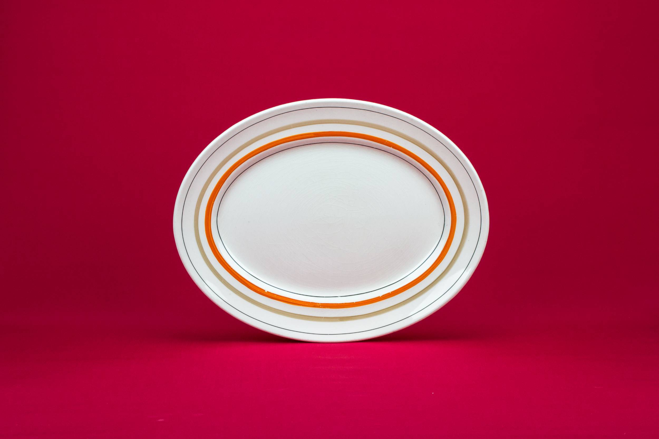 Art Deco Ceramic — Minimalist serving platter