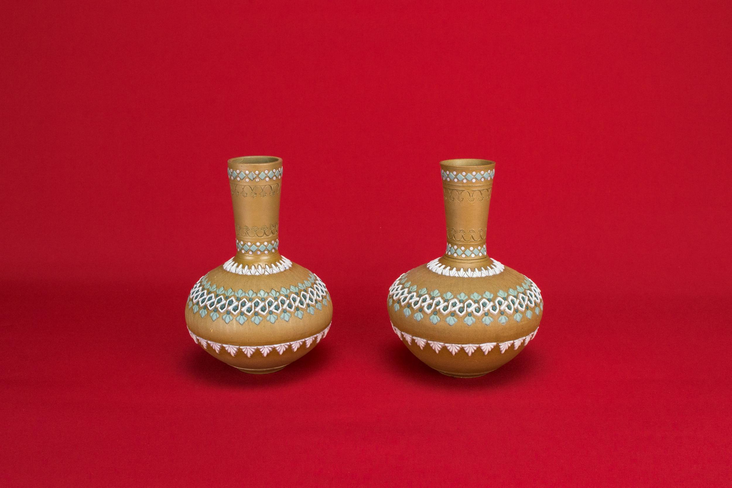 Elegant Antique VASE — 2 Doulton Lambeth vases