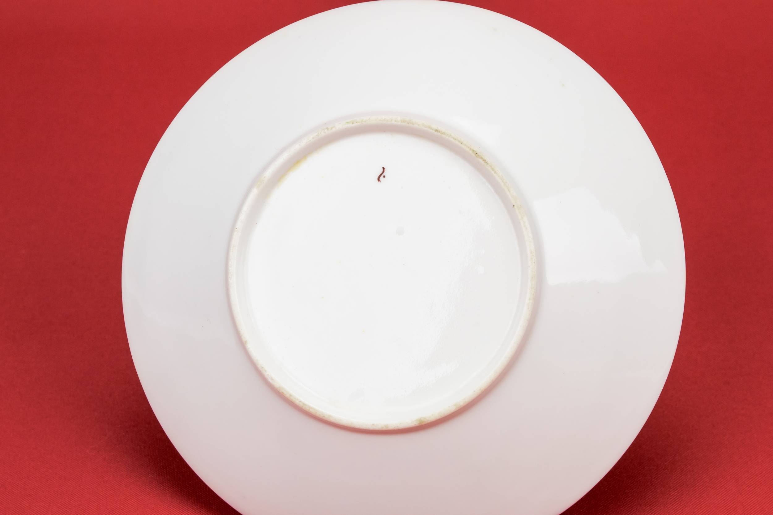 Antique Attractive Saucer — Painted tea cup and saucer 2