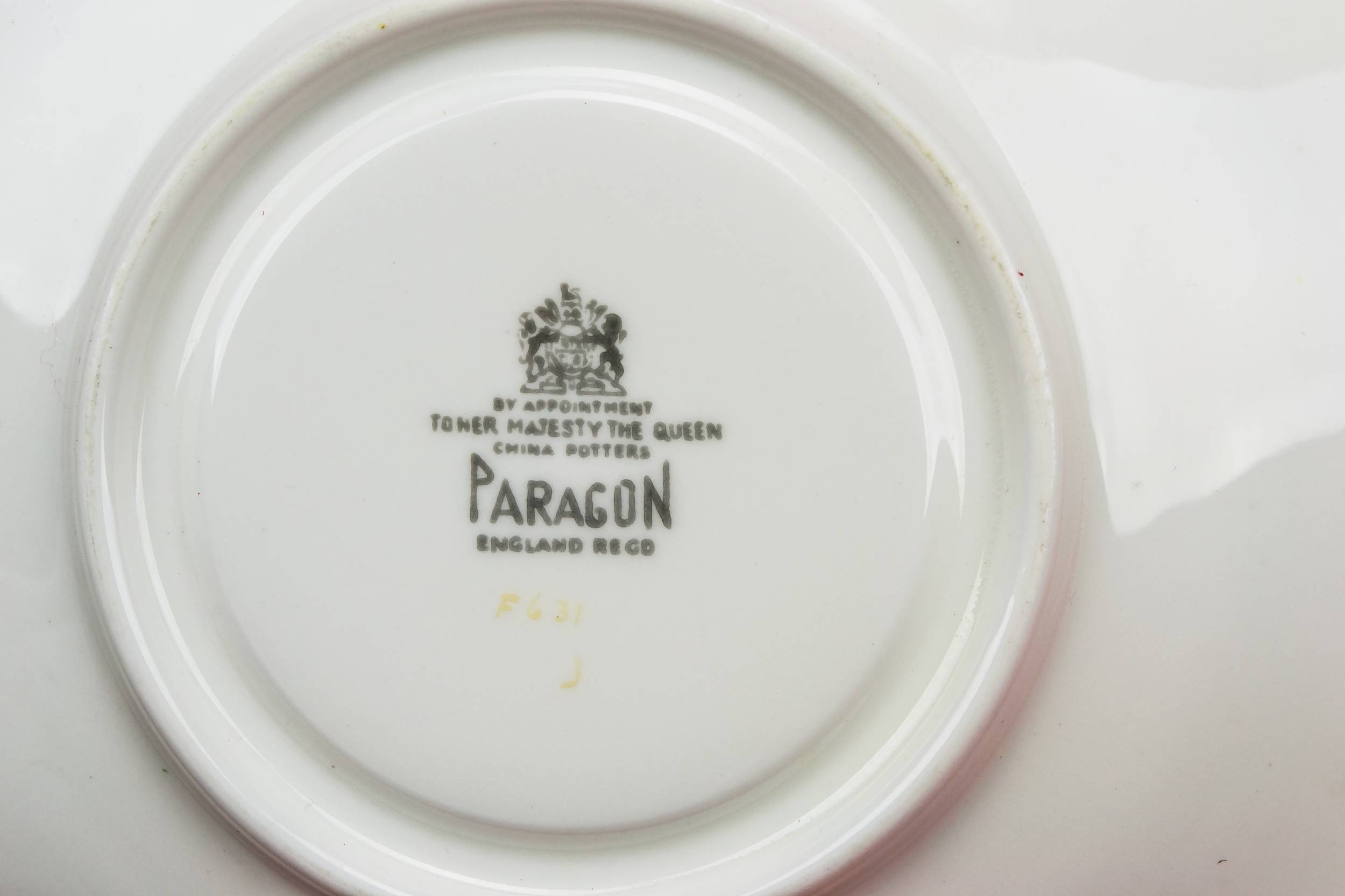Tea Cup and — Paragon tea cup and saucer 2