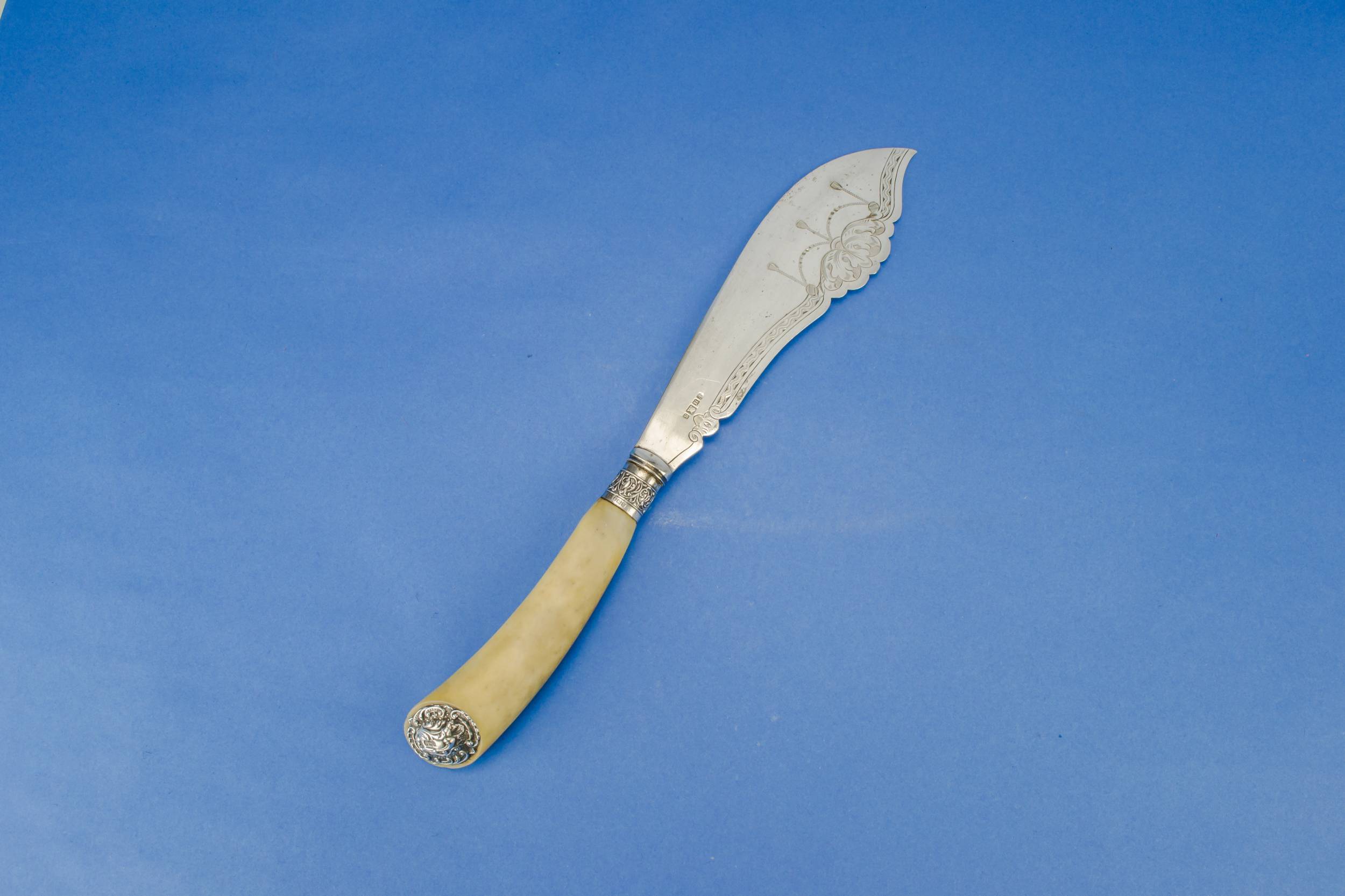 Shabby Chic Antique — Silver carving knife