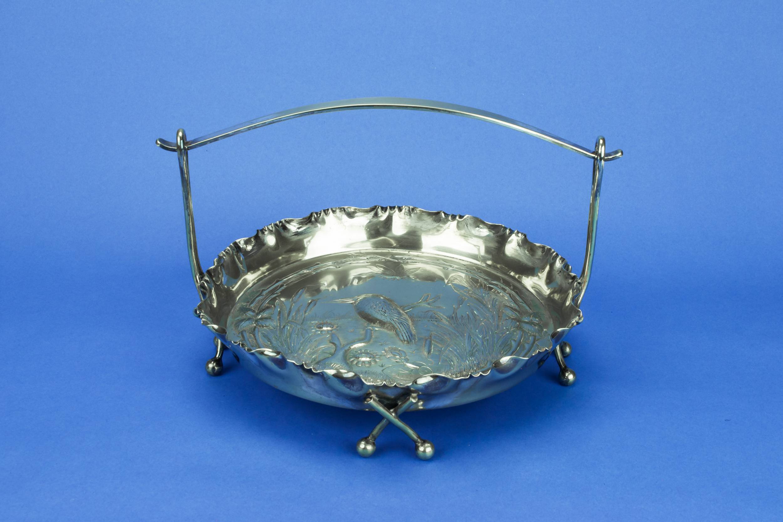 Silver Plated Metal — Silver plated Aesthetic bowl