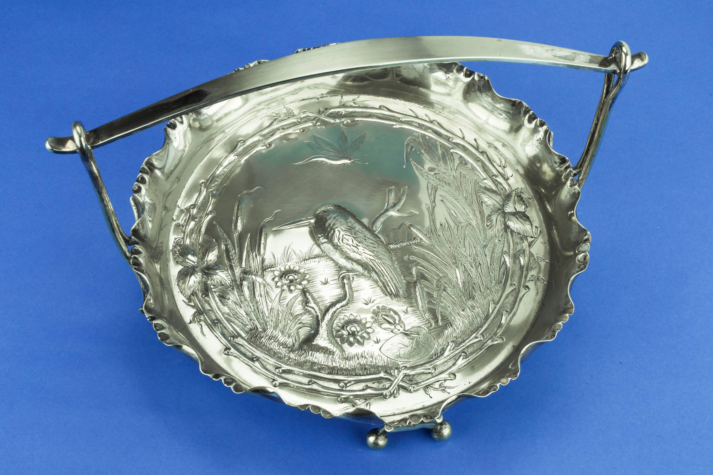 Silver Plated Metal — Silver plated Aesthetic bowl 2