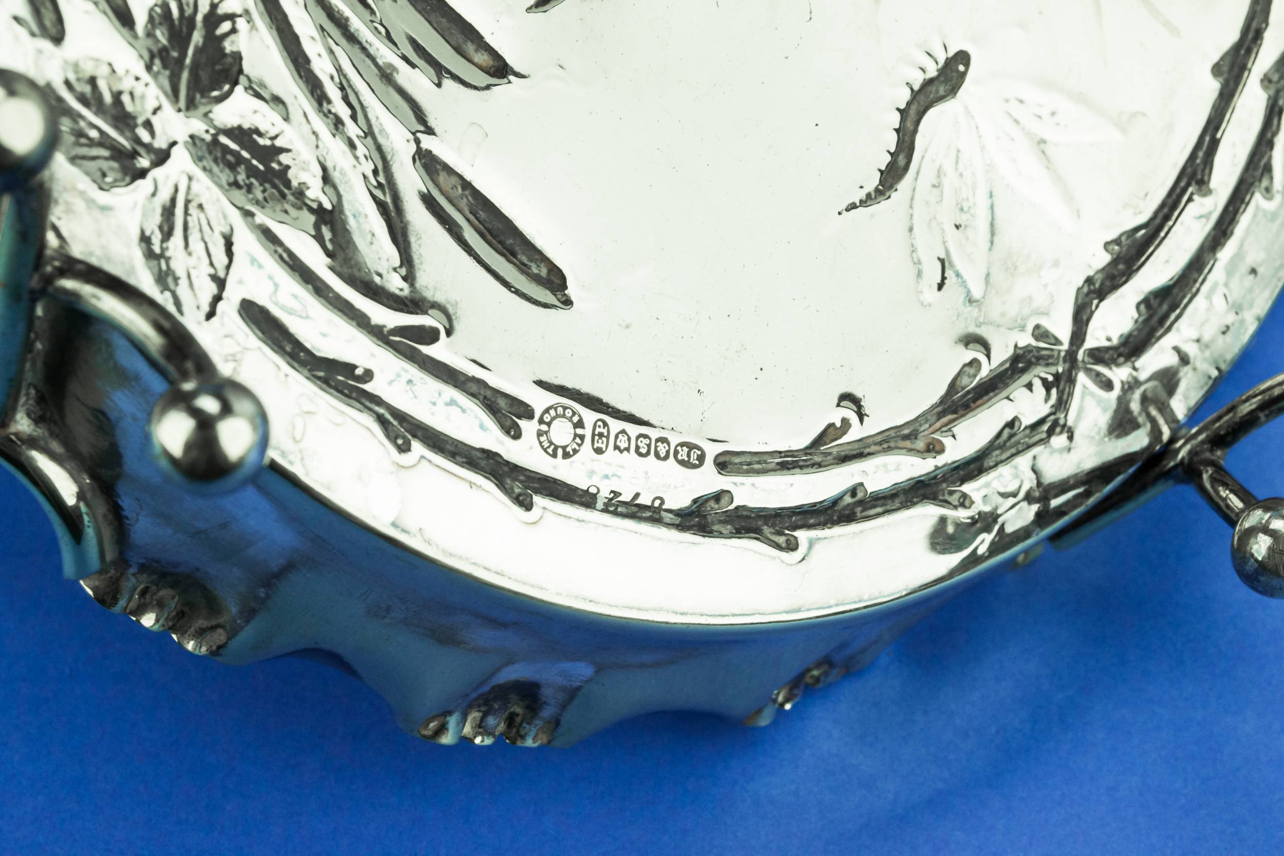 Silver Plated Metal — Silver plated Aesthetic bowl 3