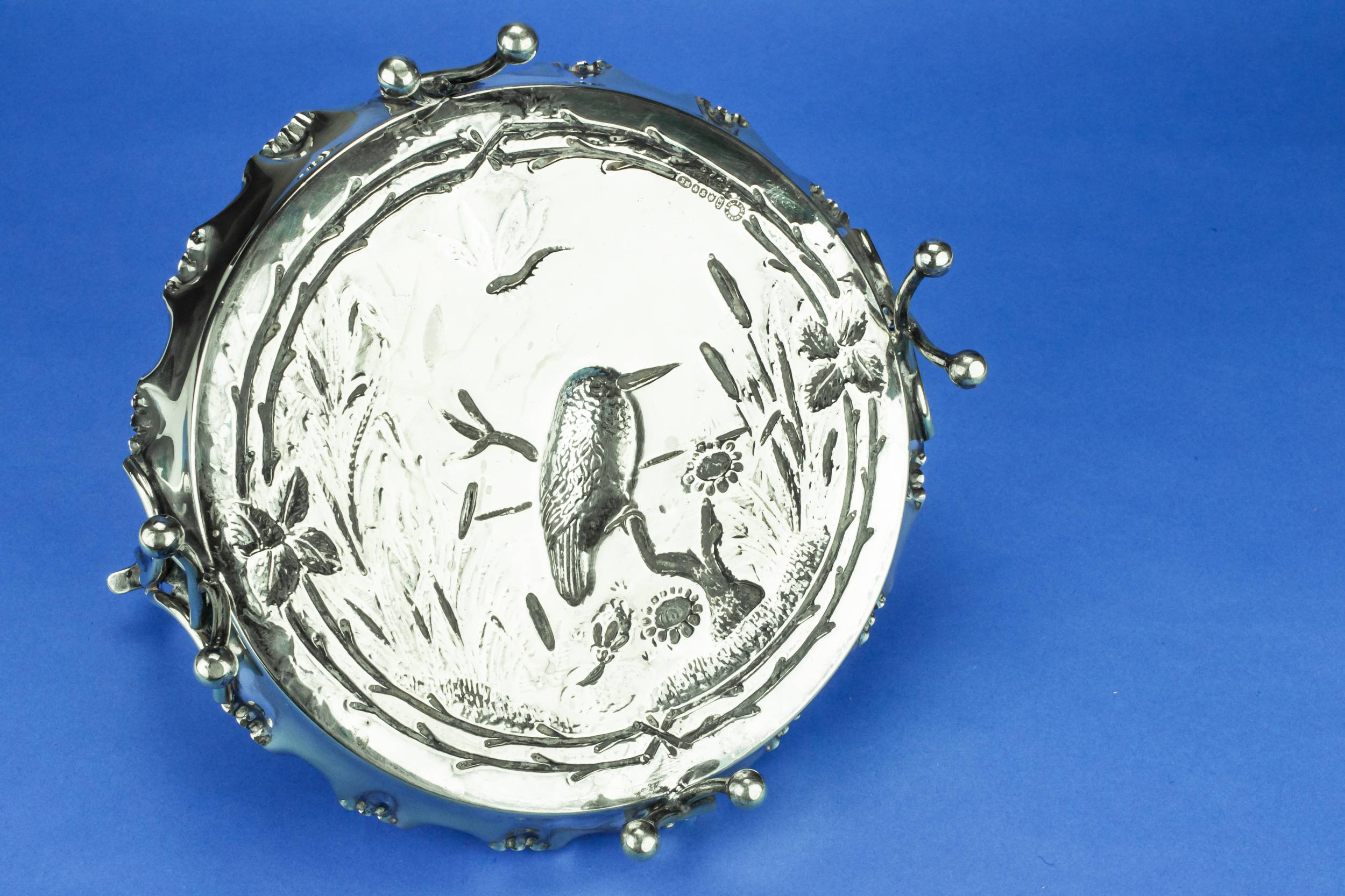 Silver Plated Metal — Silver plated Aesthetic bowl 5