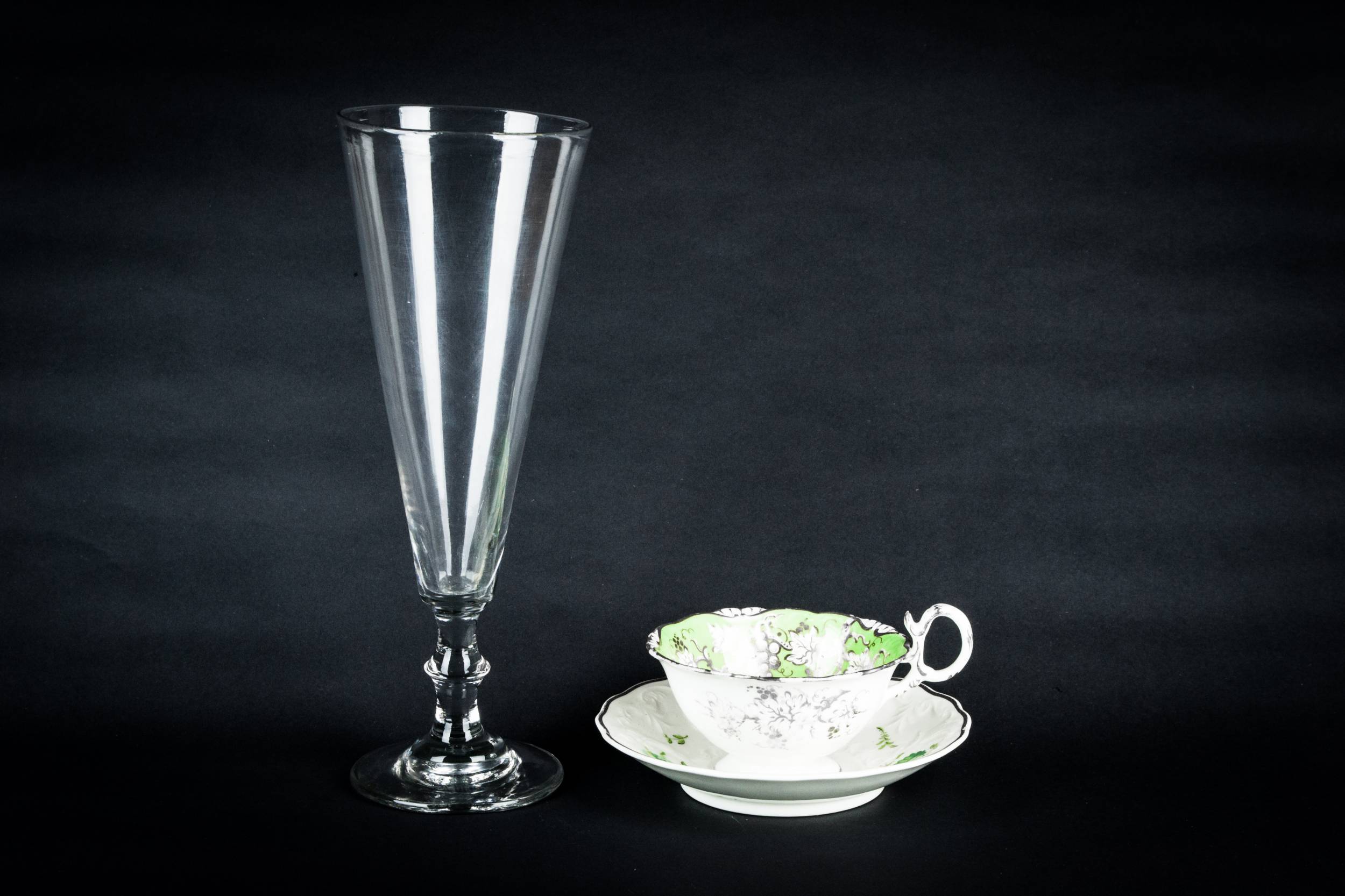 Blown Glass Clear — Imposing champagne flute 4