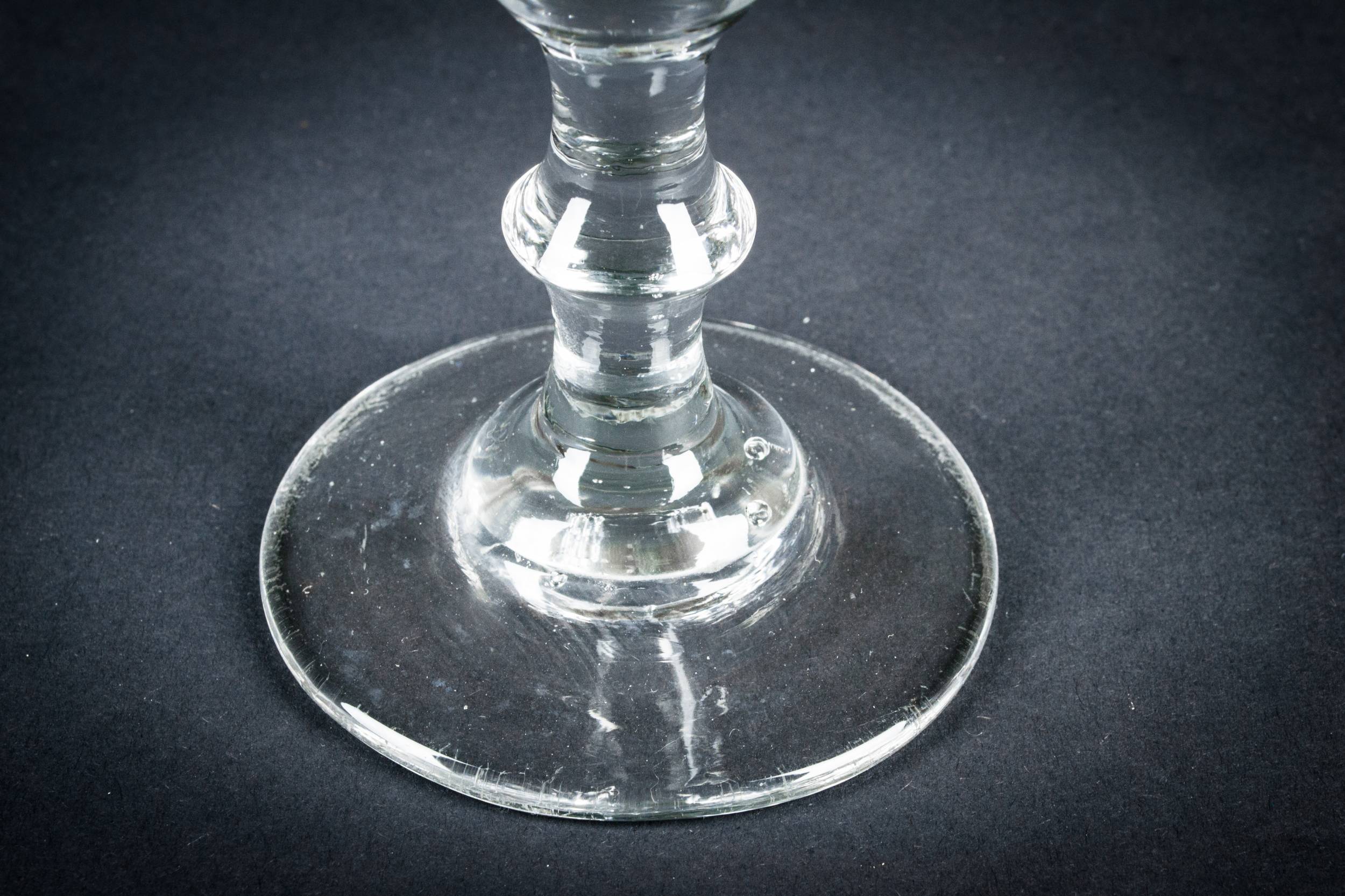Blown Glass Clear — Imposing champagne flute 2