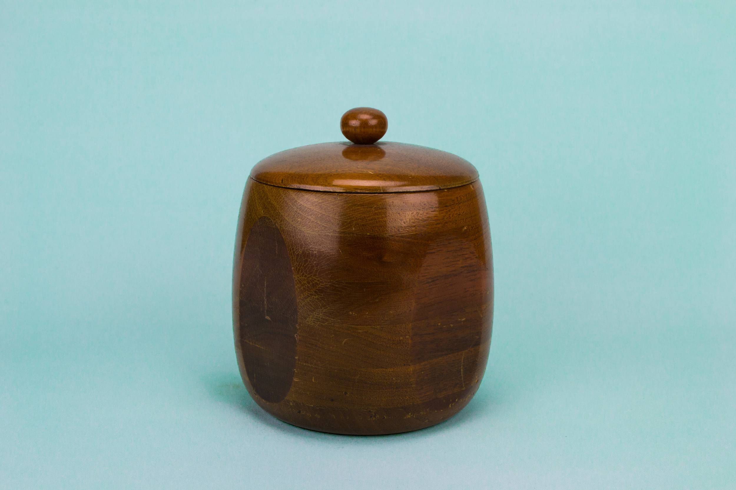 Art Deco Turned — Art Deco wooden ice bucket 2