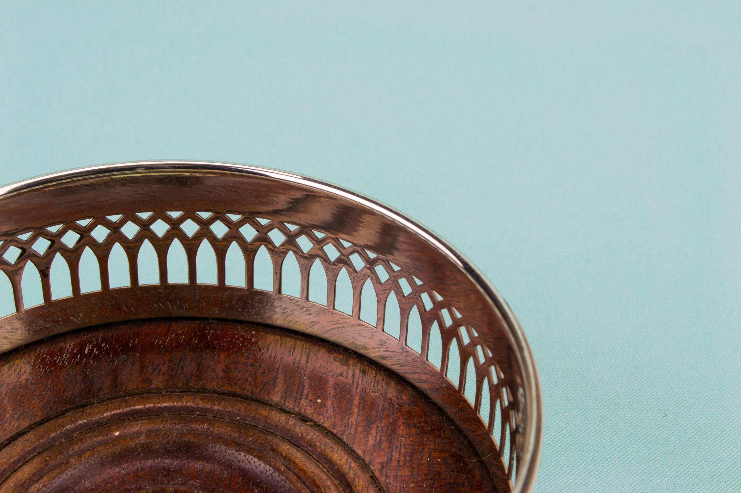 Silver Plated and — Silver plated table coaster 1
