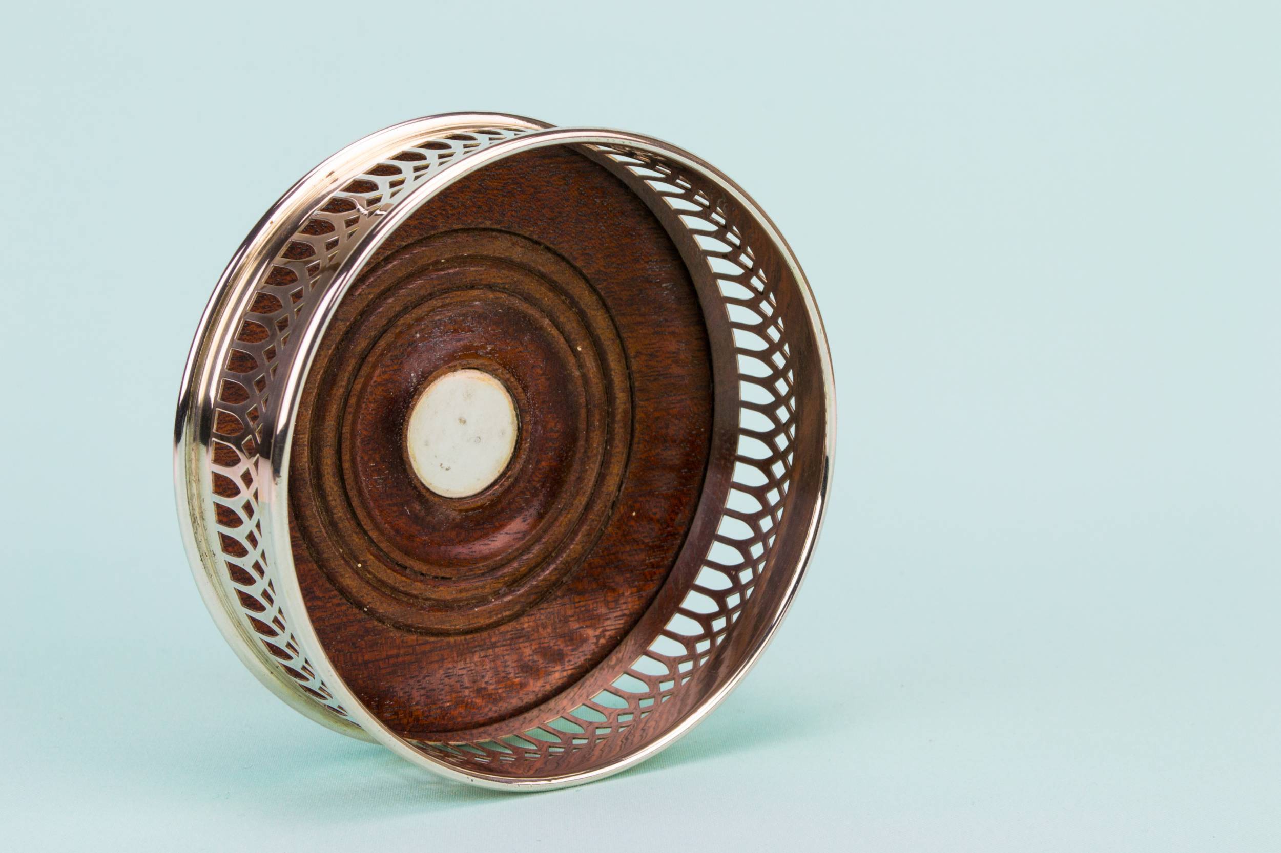 Silver Plated and — Silver plated table coaster 2