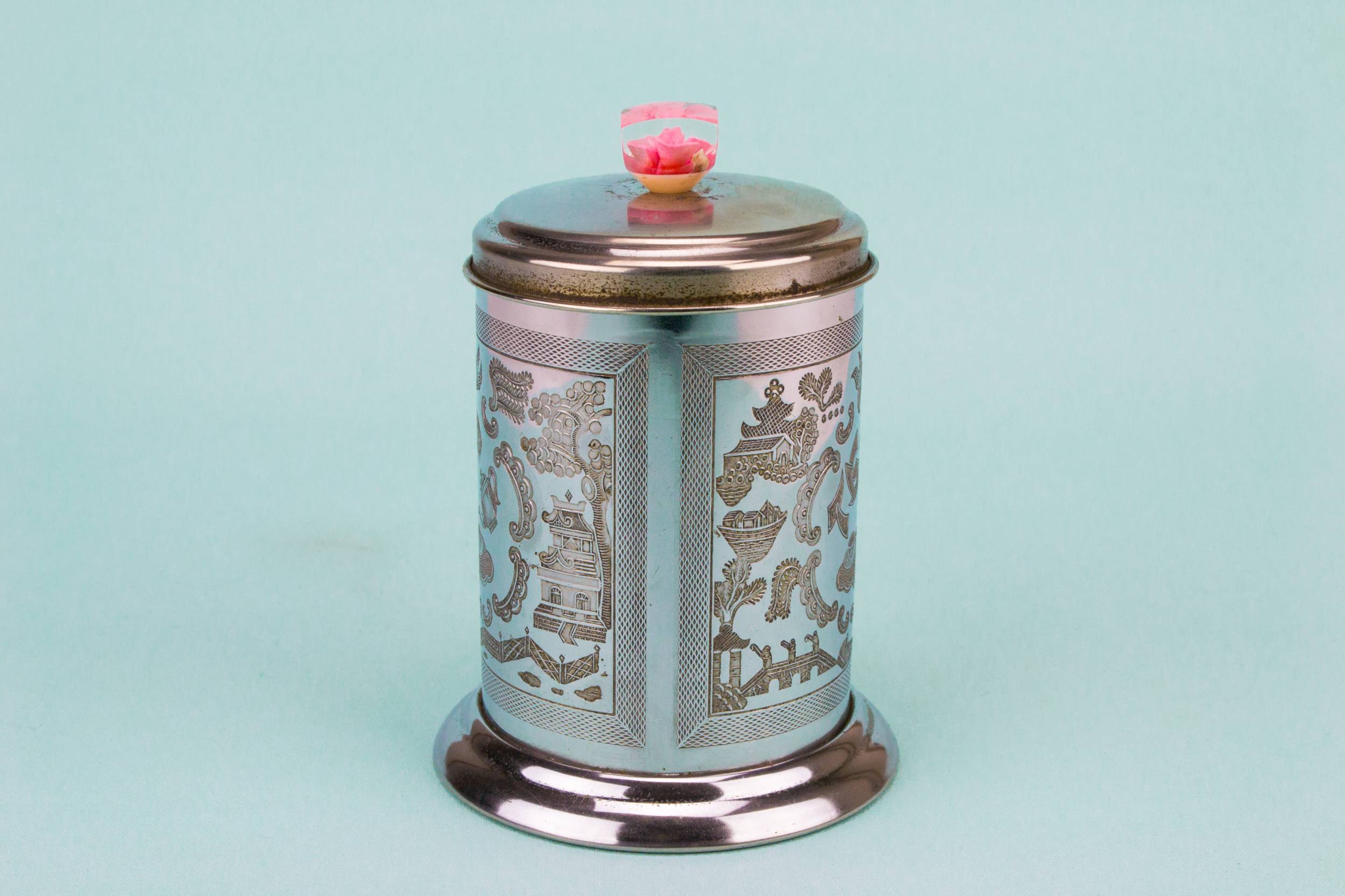 Small Tea Storage — Shabby chic tea box 1