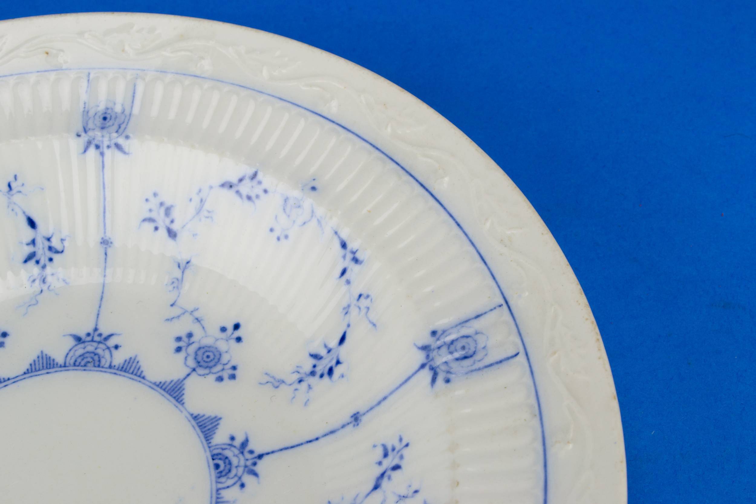 Blue Elegant Floral — Blue and white bowl 1