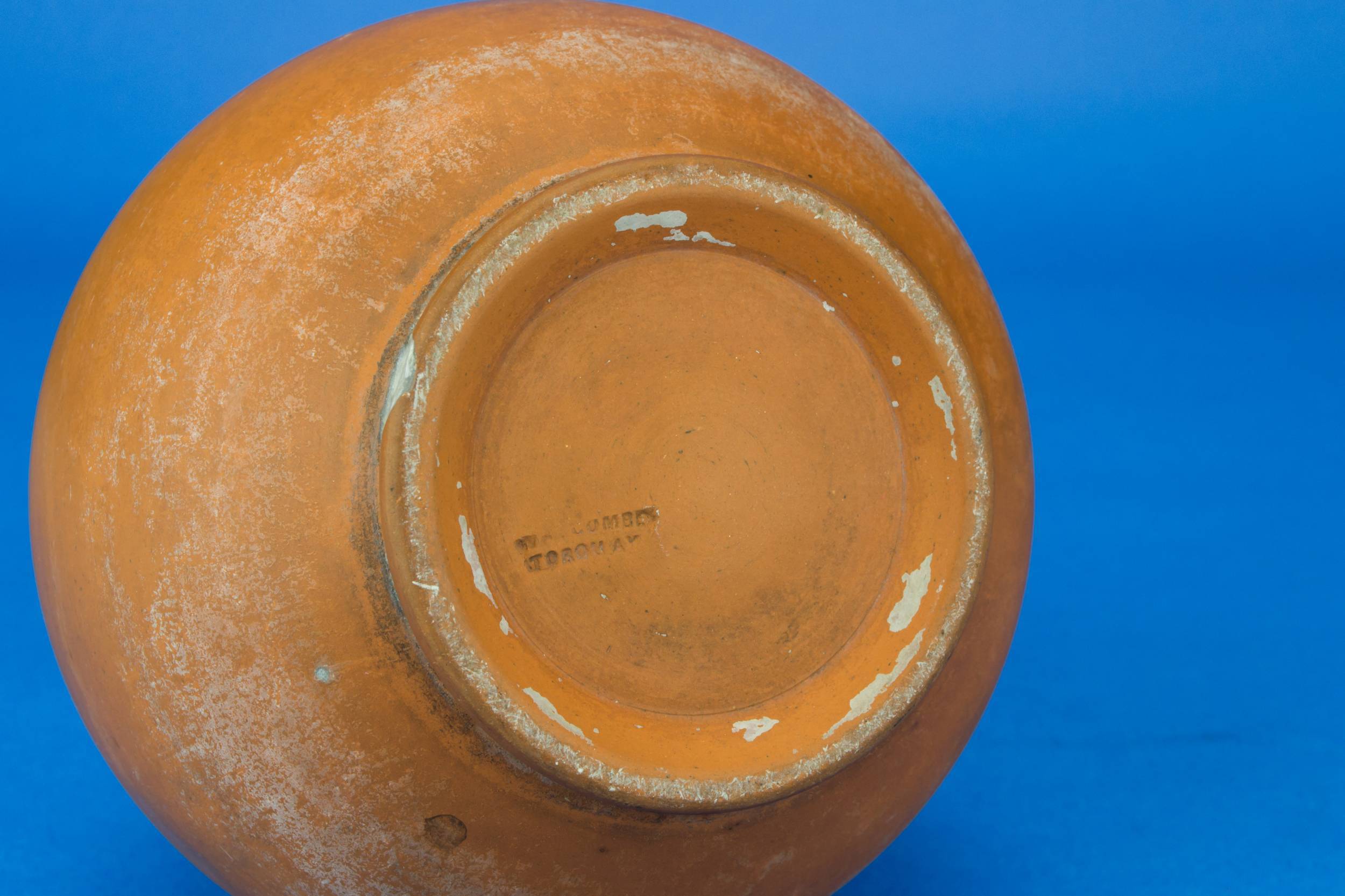Shabby Chic Orange — Shabby chic terracotta vase 2