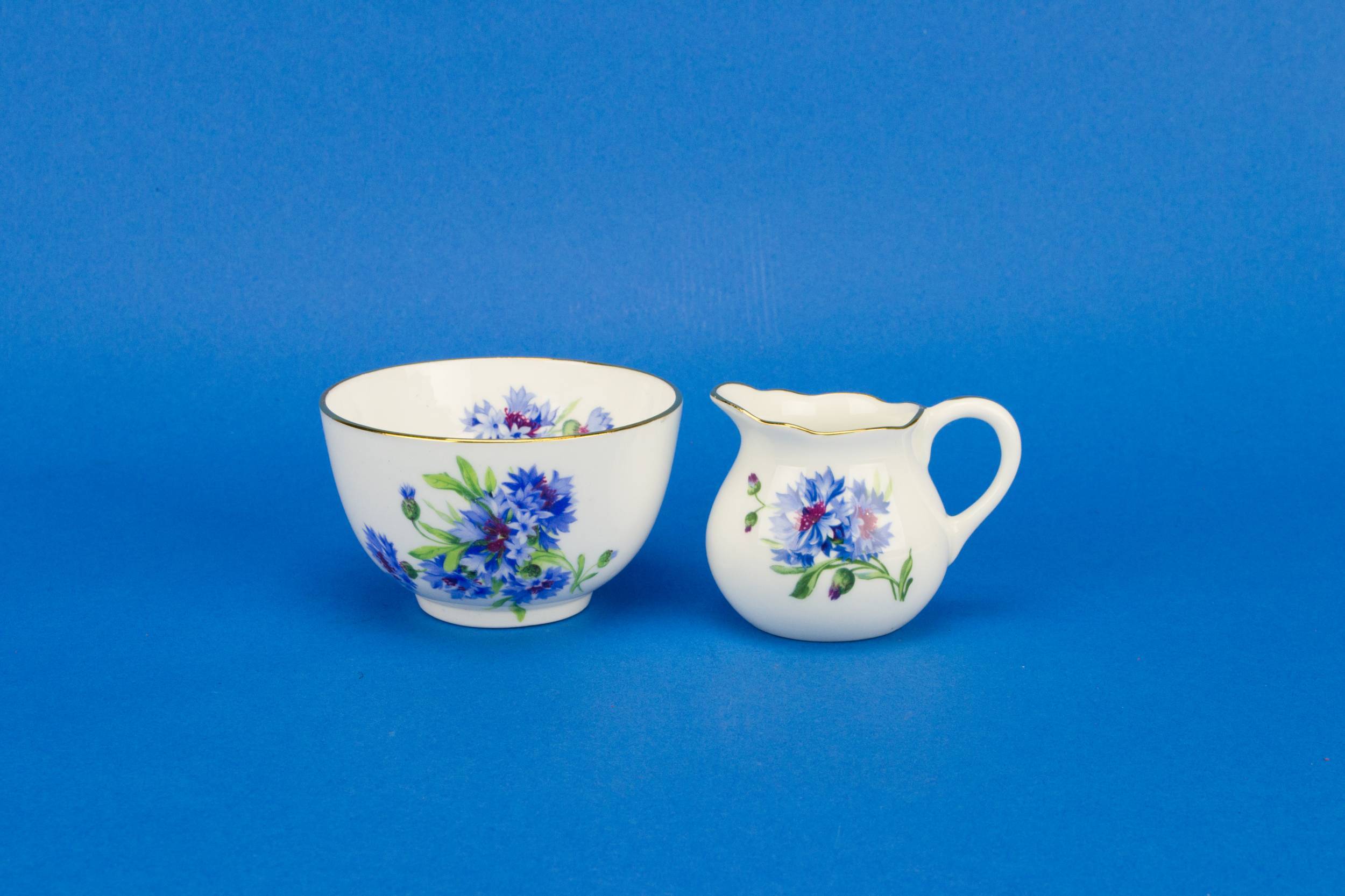 Charming Vintage Porcelain — Blue and white creamer