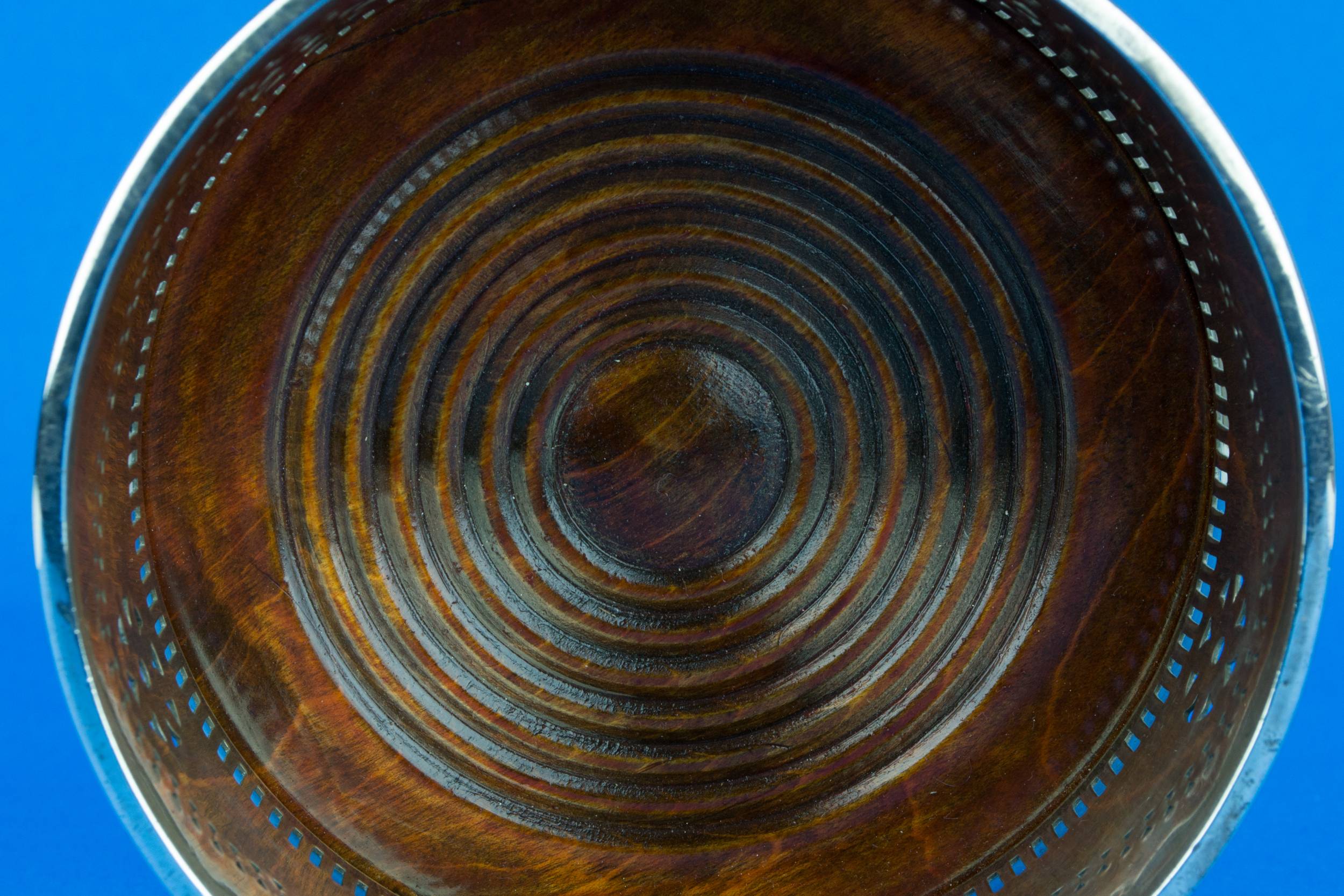 Large Silver Plated — Silver plated bottle coaster 4