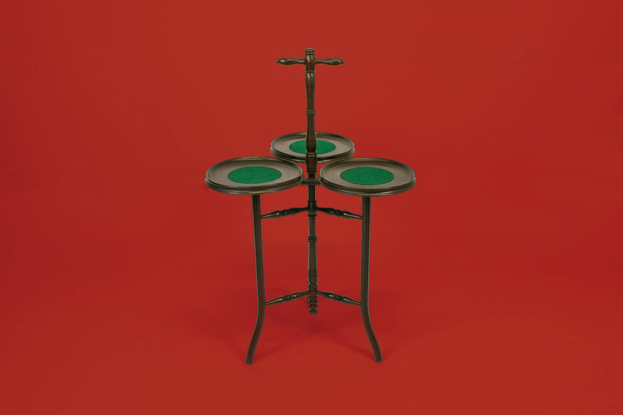 Antique Arts And — Tripod tea serving table