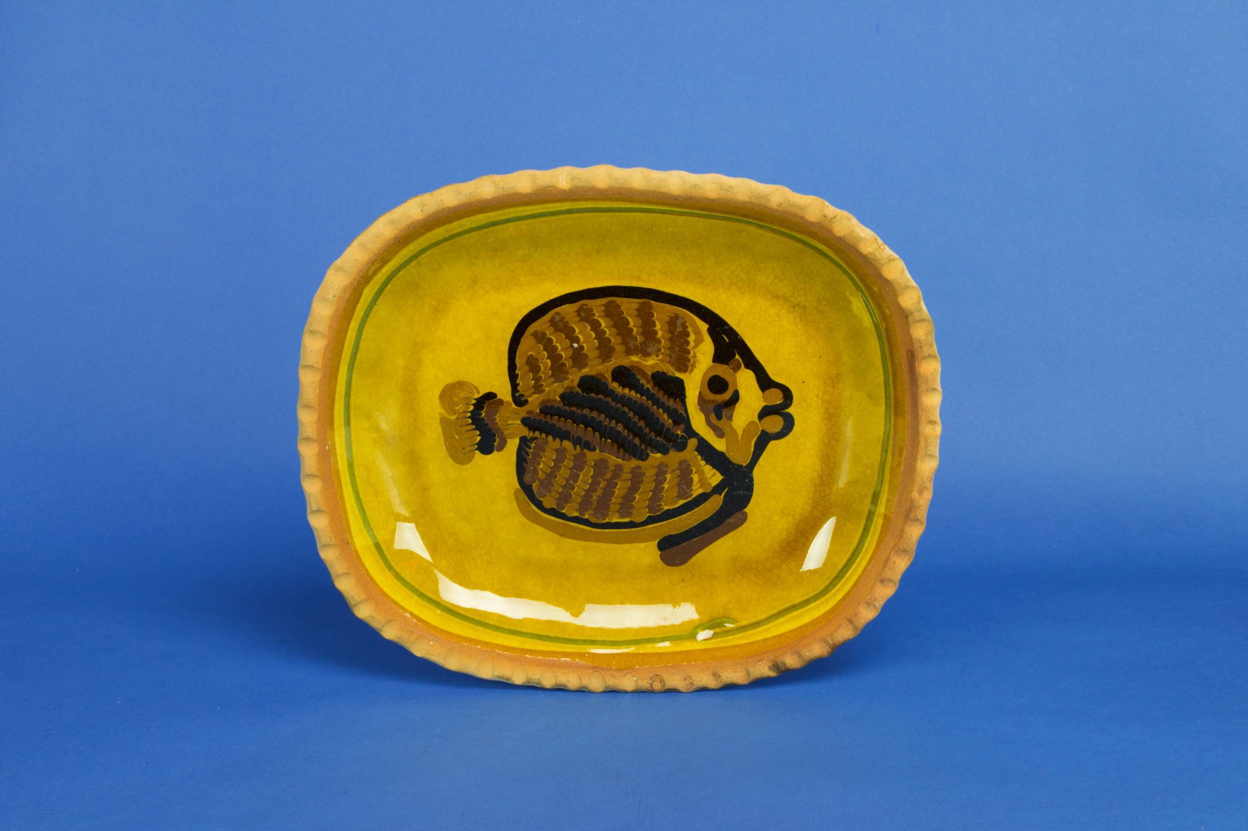 Rustic Retro PLATTER — Marbled fish serving platter