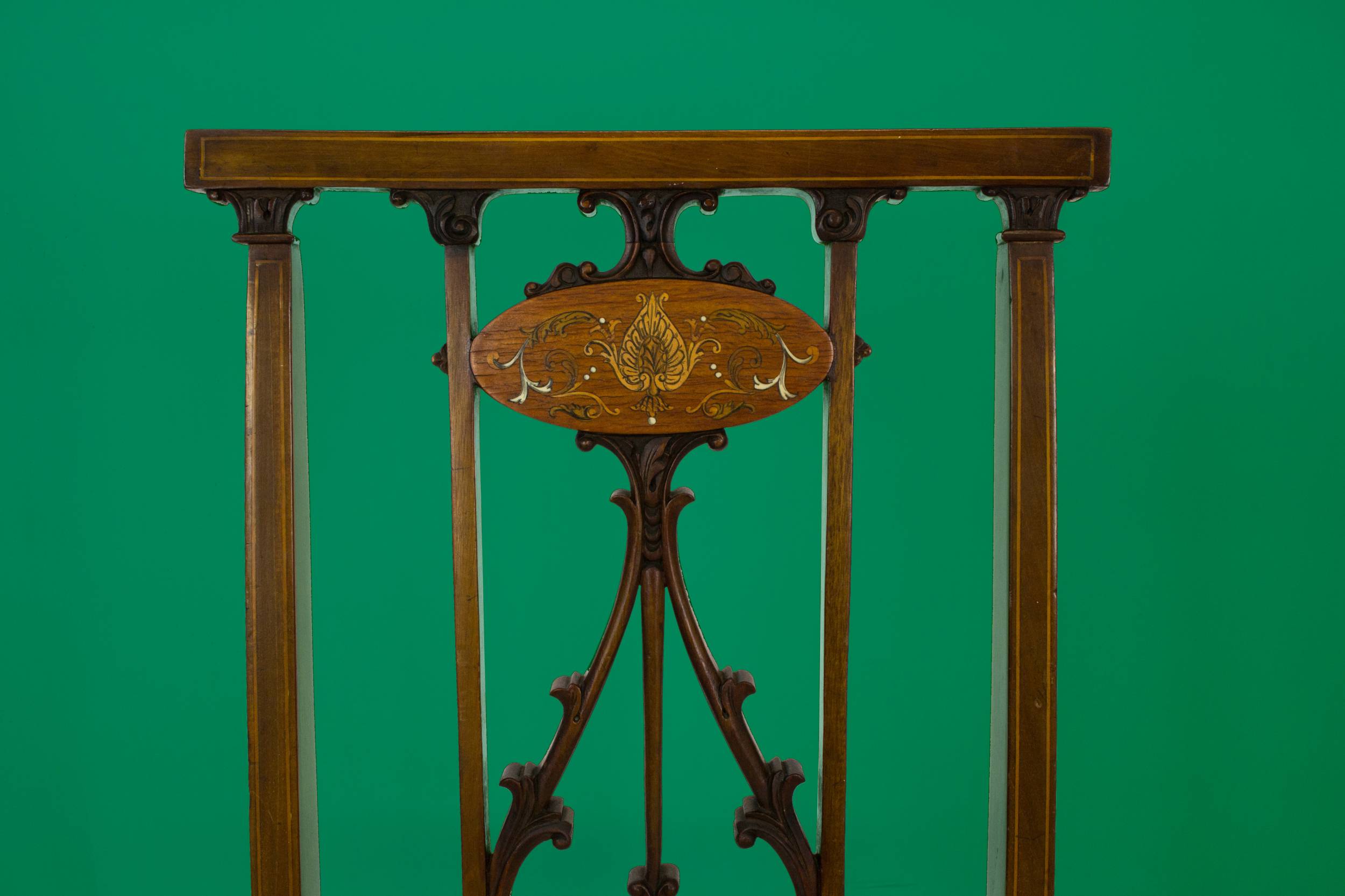Art Nouveau Rosewood — 2 rosewood chairs 1