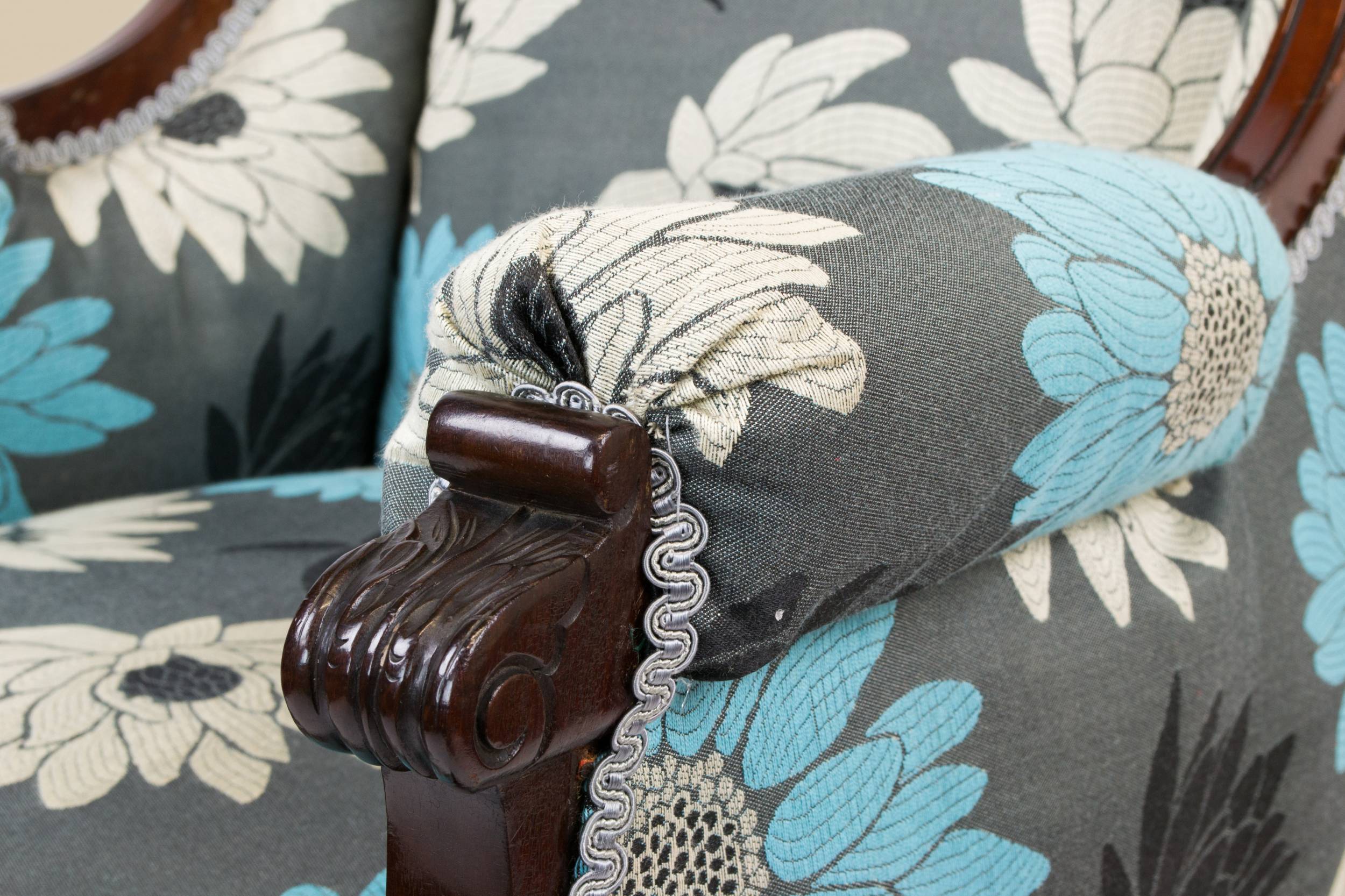 Antique Mahogany Armchair — Opulent Aesthetic armchair 3