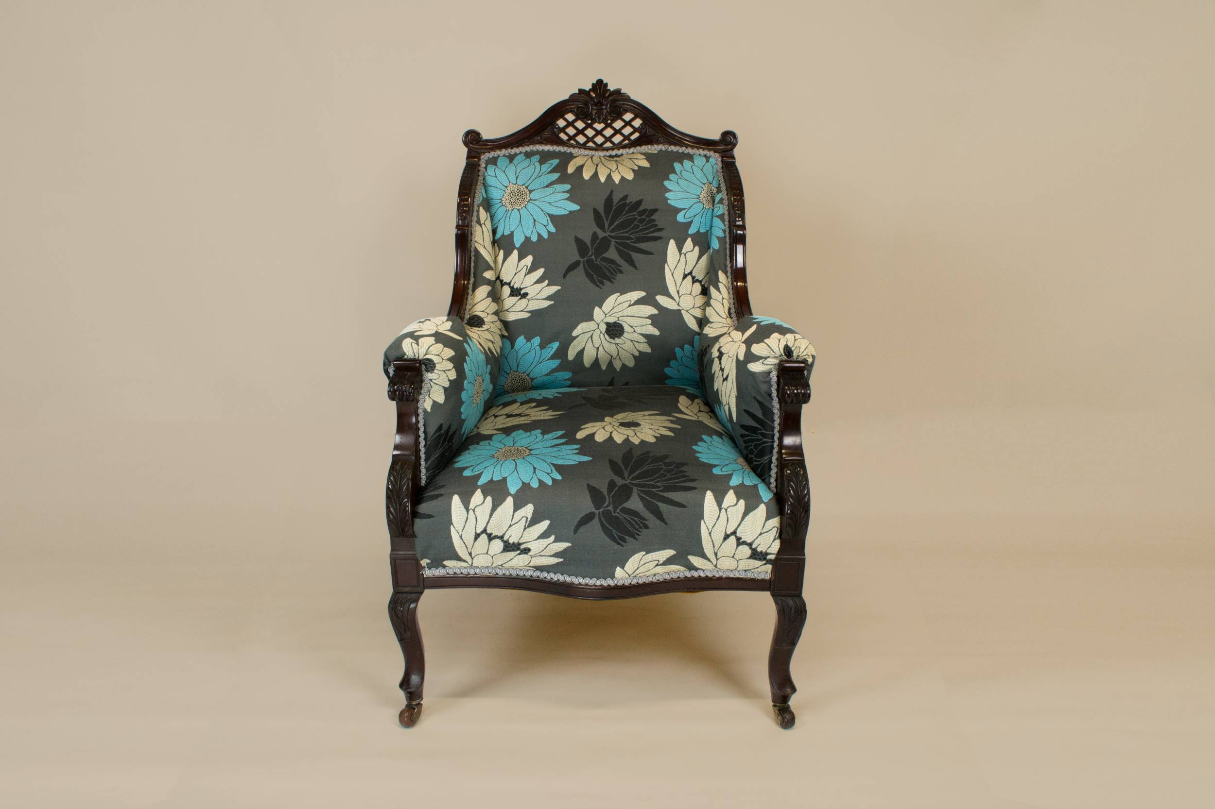 Antique Mahogany Armchair — Opulent Aesthetic armchair