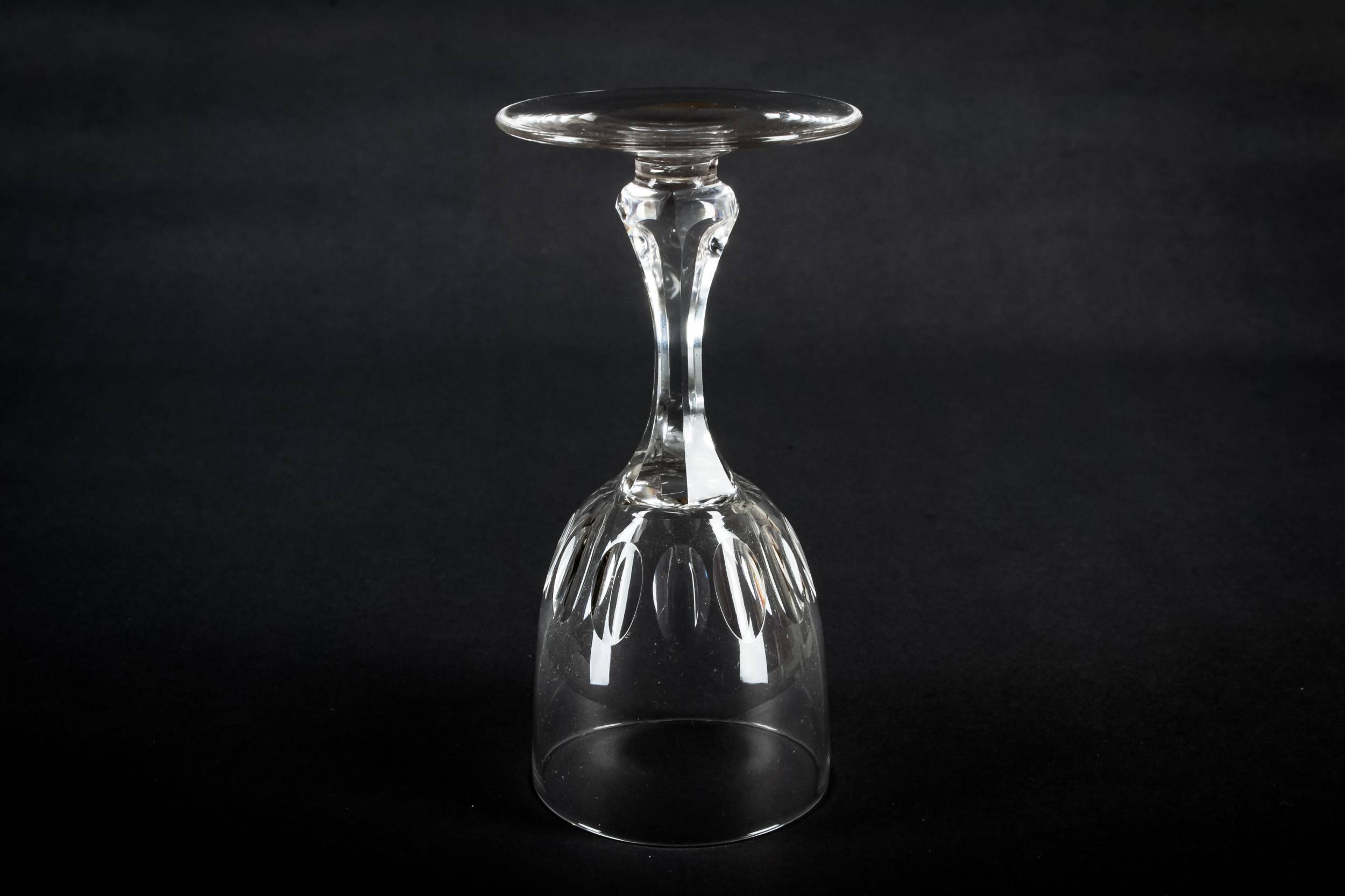 Clear Antique Panelled — 2 hexagonal port glasses 5