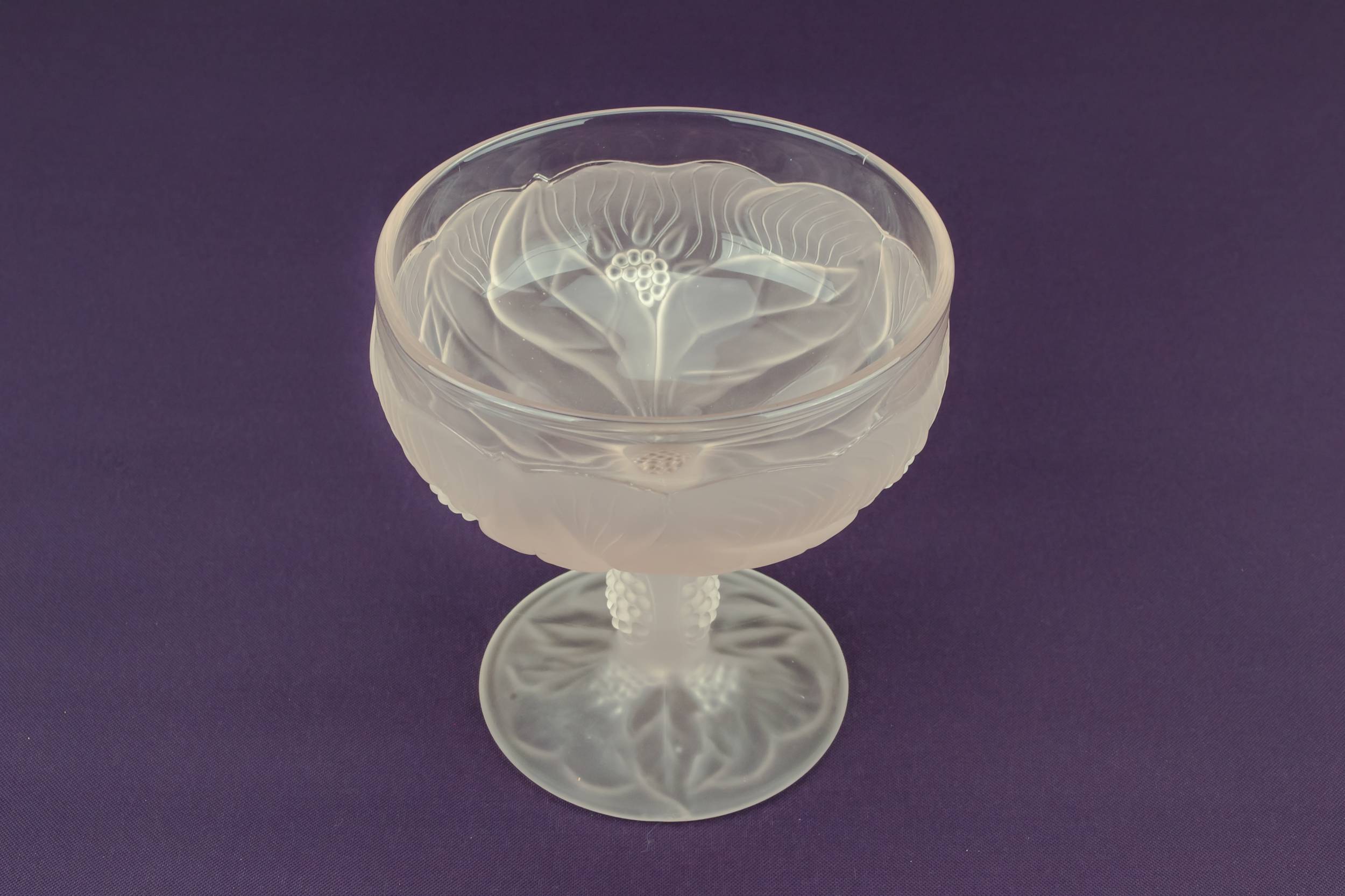 Pale Pink Champagne — 6 pink champagne saucers 2