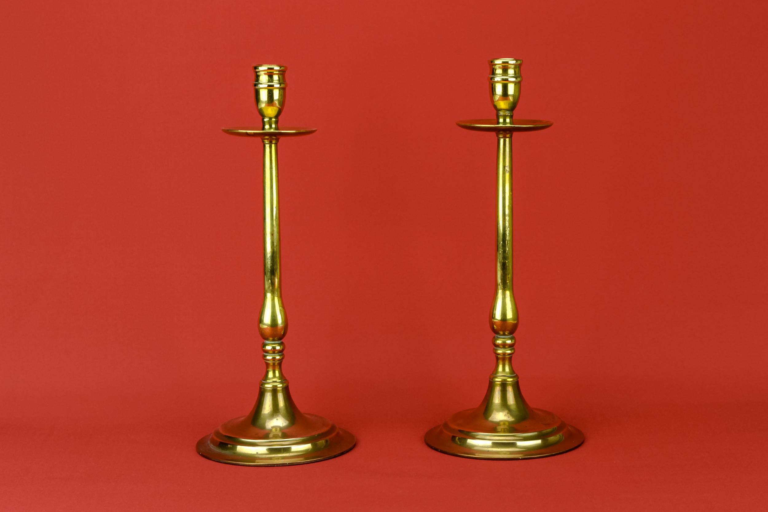 Pair of Art — 2 Art Nouveau candlesticks 3