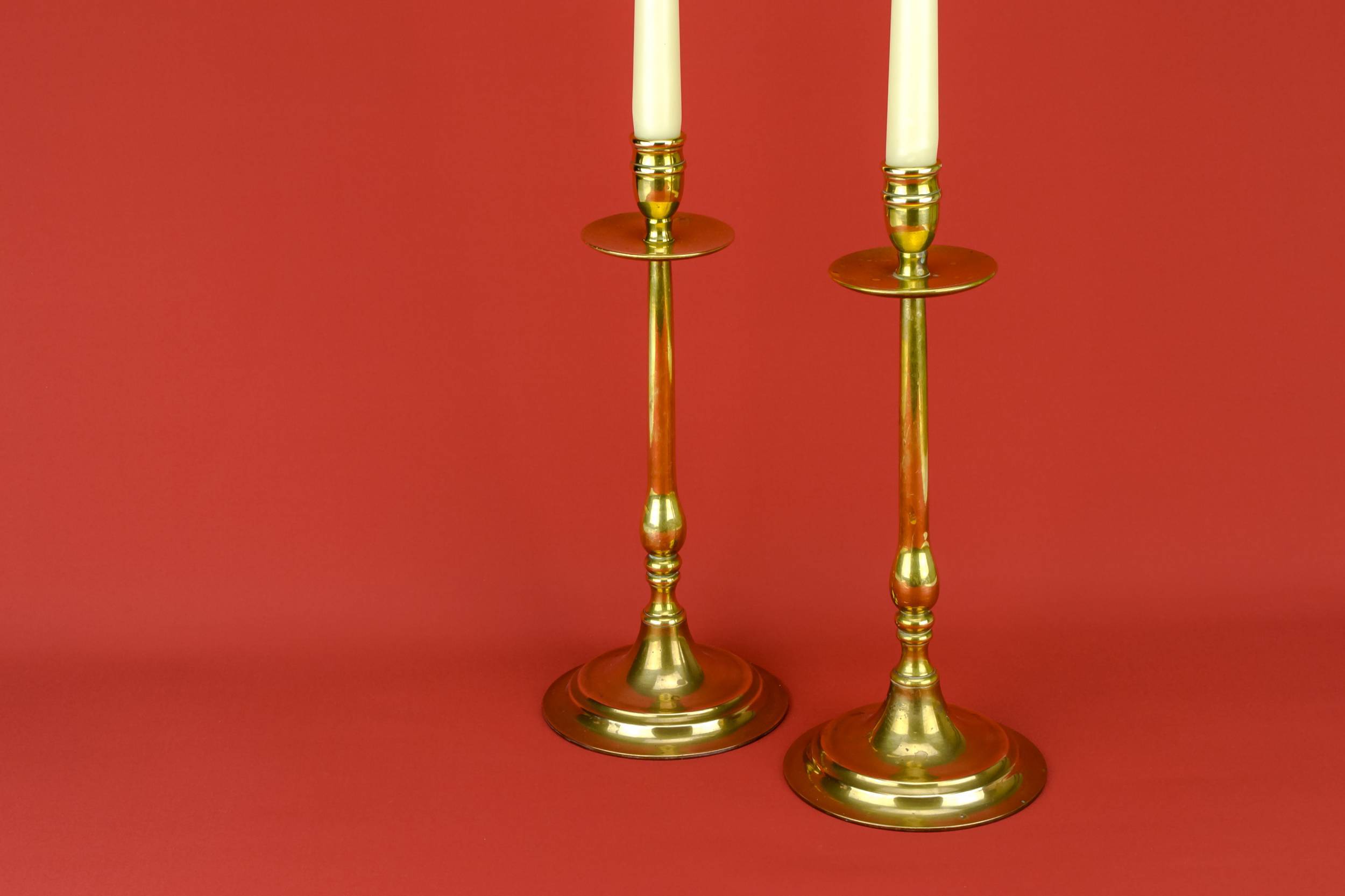 Pair of Art — 2 Art Nouveau candlesticks 1